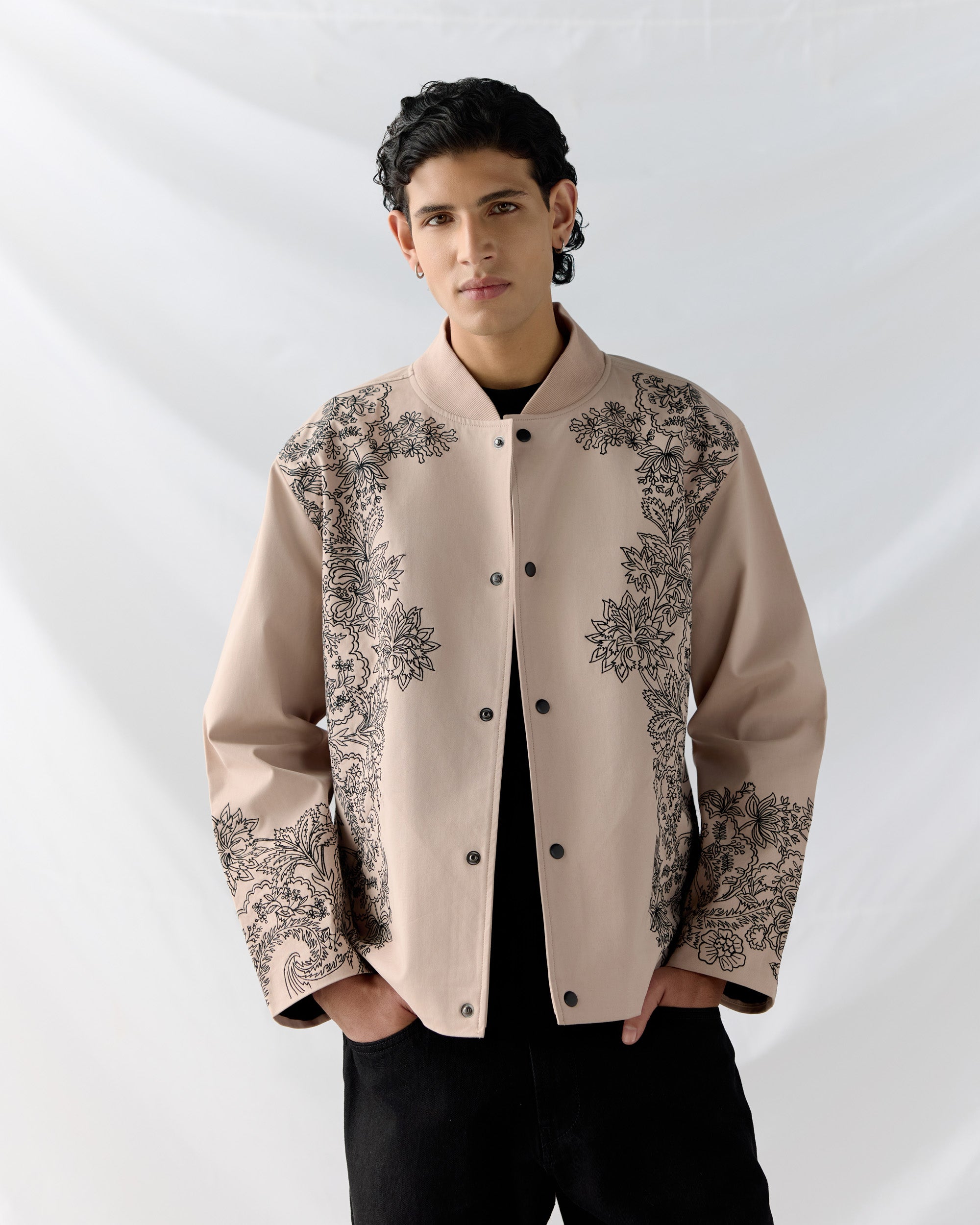 Elysian Bloom Embroidered Jacket