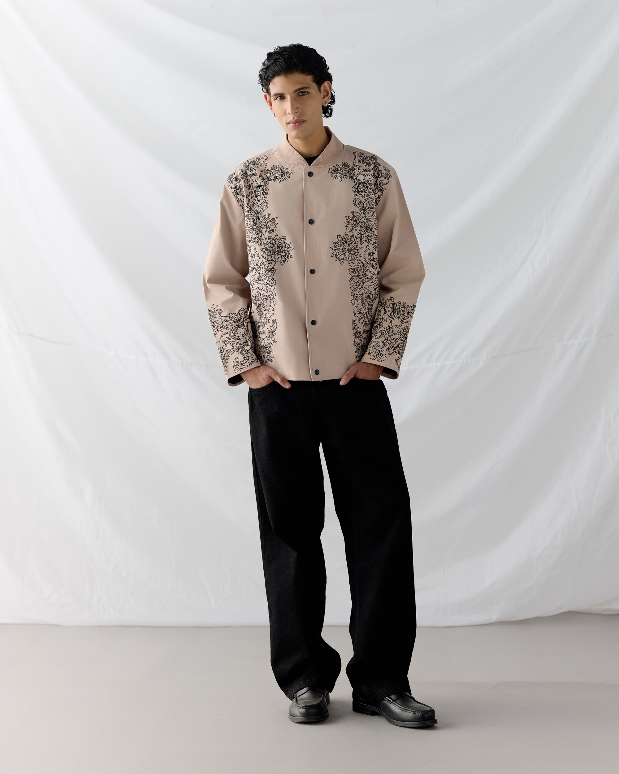 Elysian Bloom Embroidered Jacket