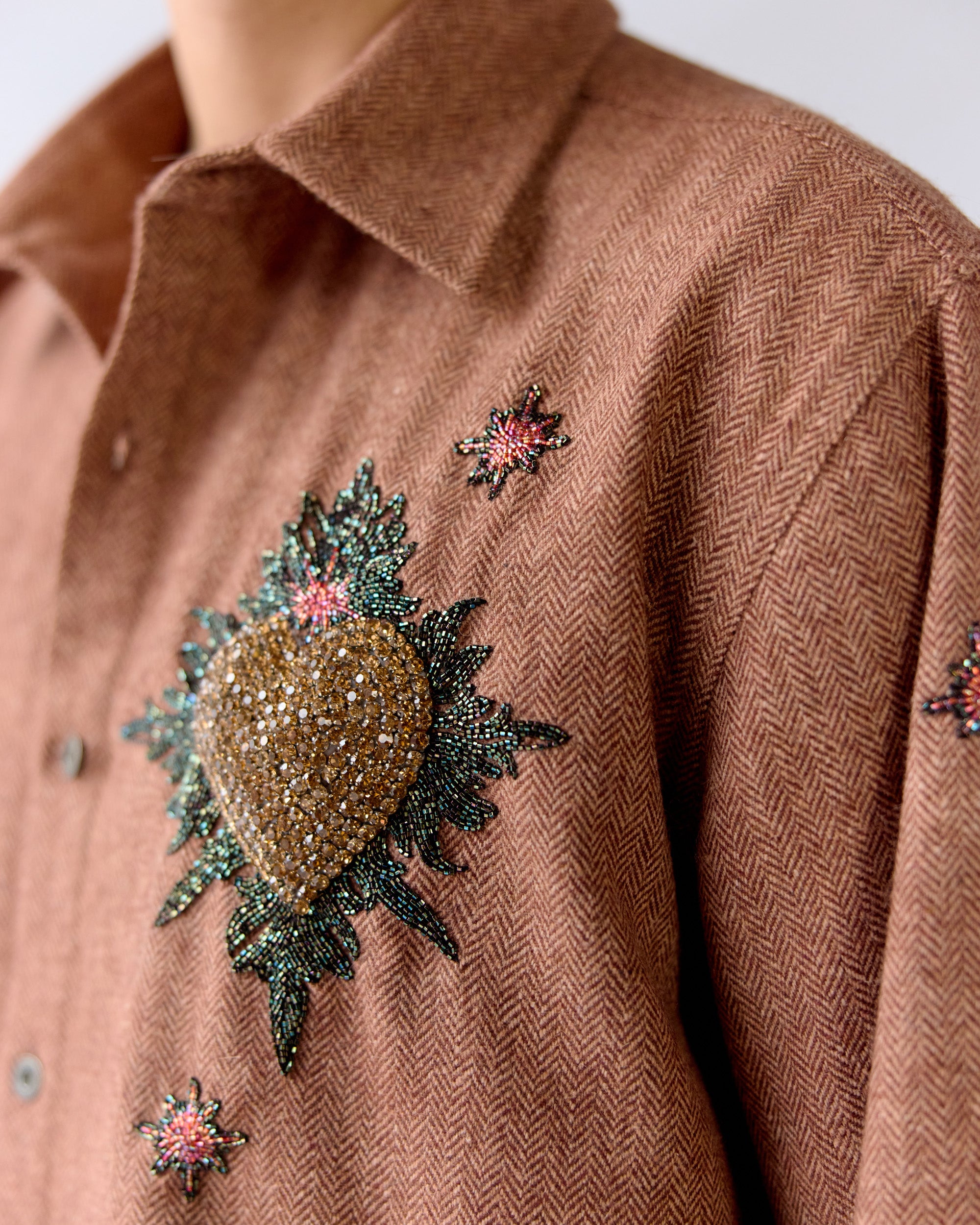 Sacred Heart wool shirt