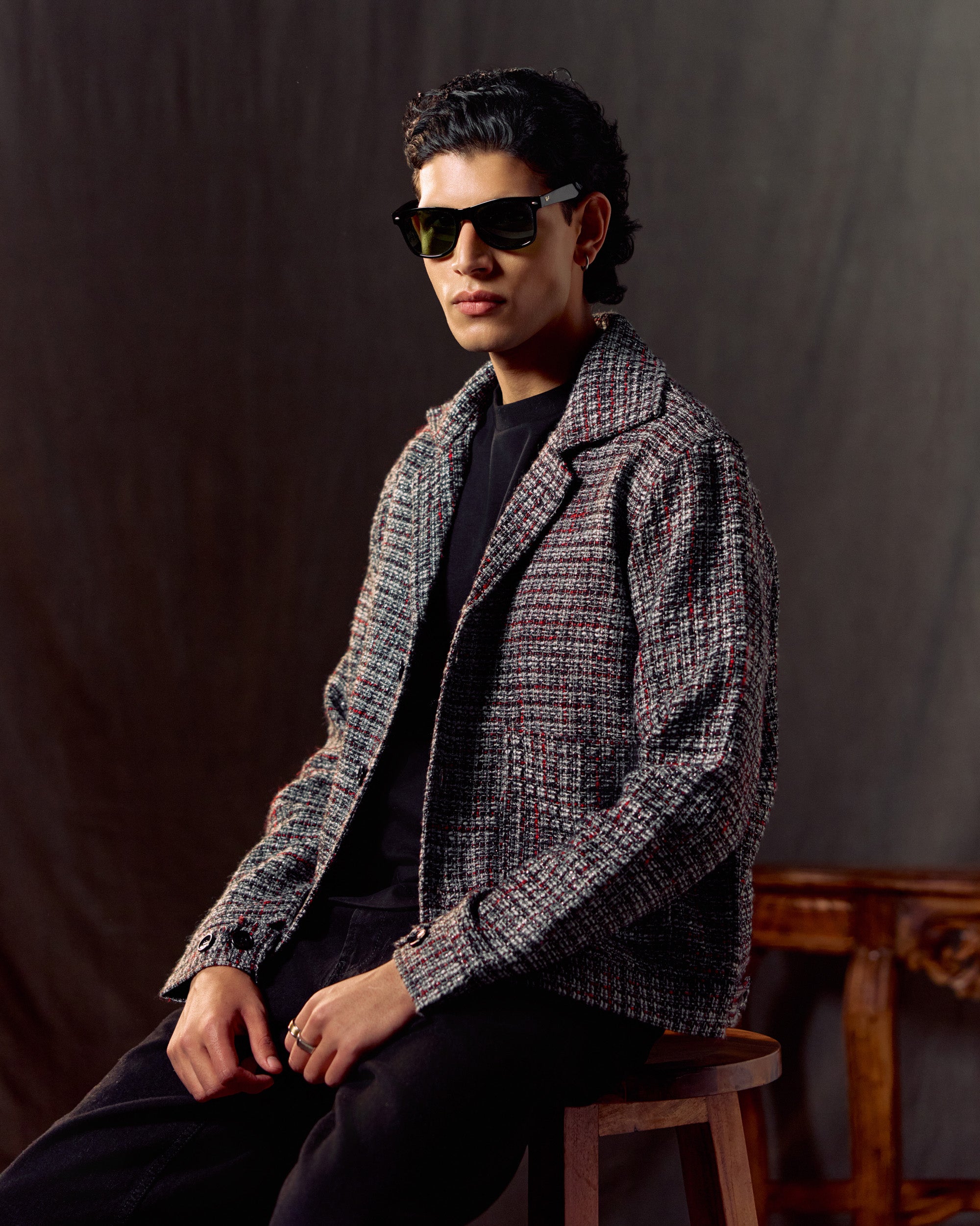 Midnight Jazz Tweed Jacket