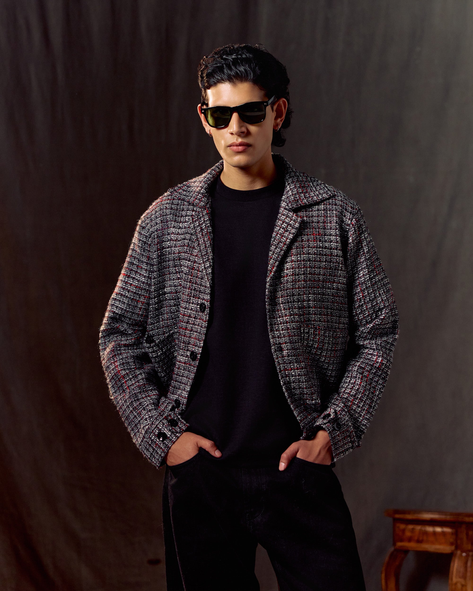 Midnight Jazz Tweed Jacket