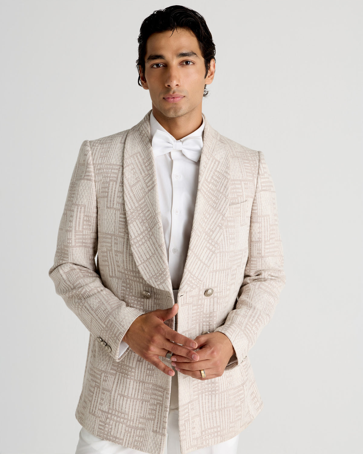 Villa Bianca Double-Breasted Blazer