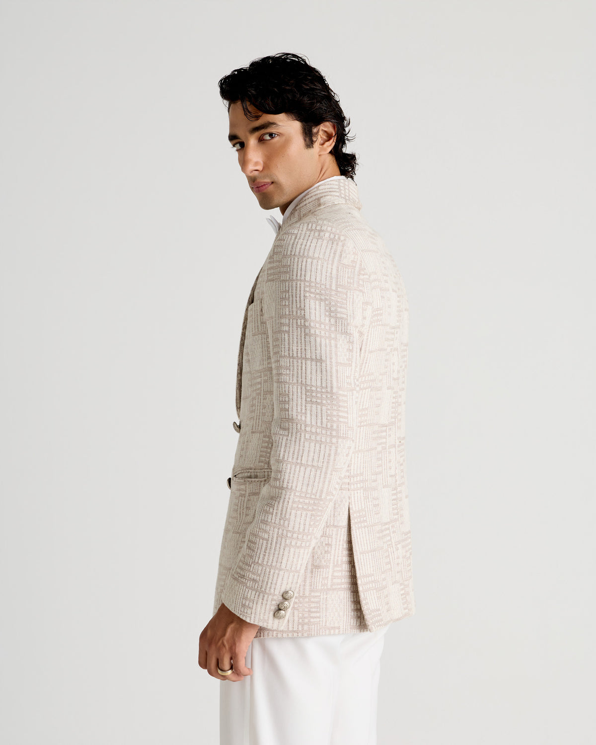 Villa Bianca Double-Breasted Blazer