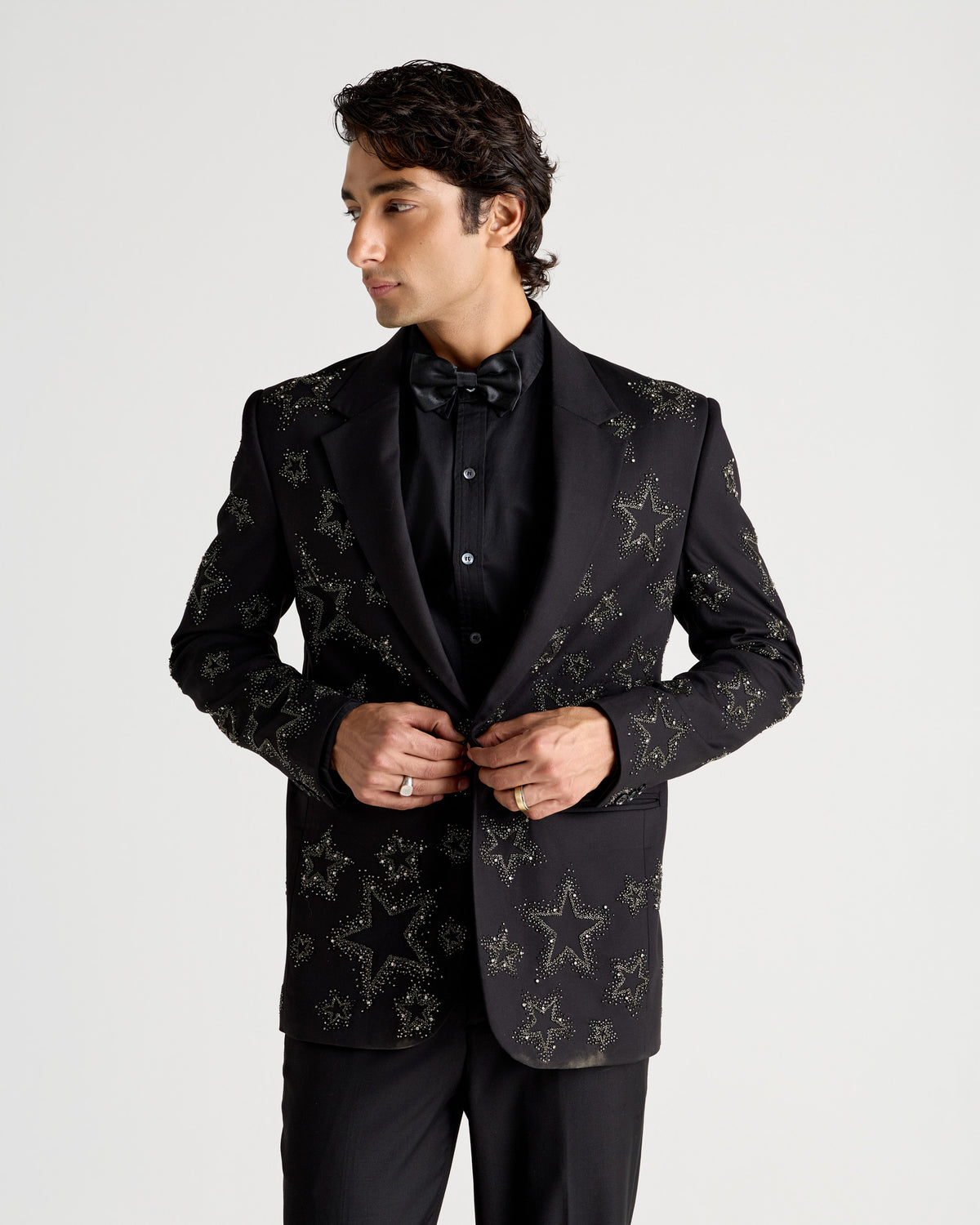 "Showstopper" Hand-Embroidered Blazer