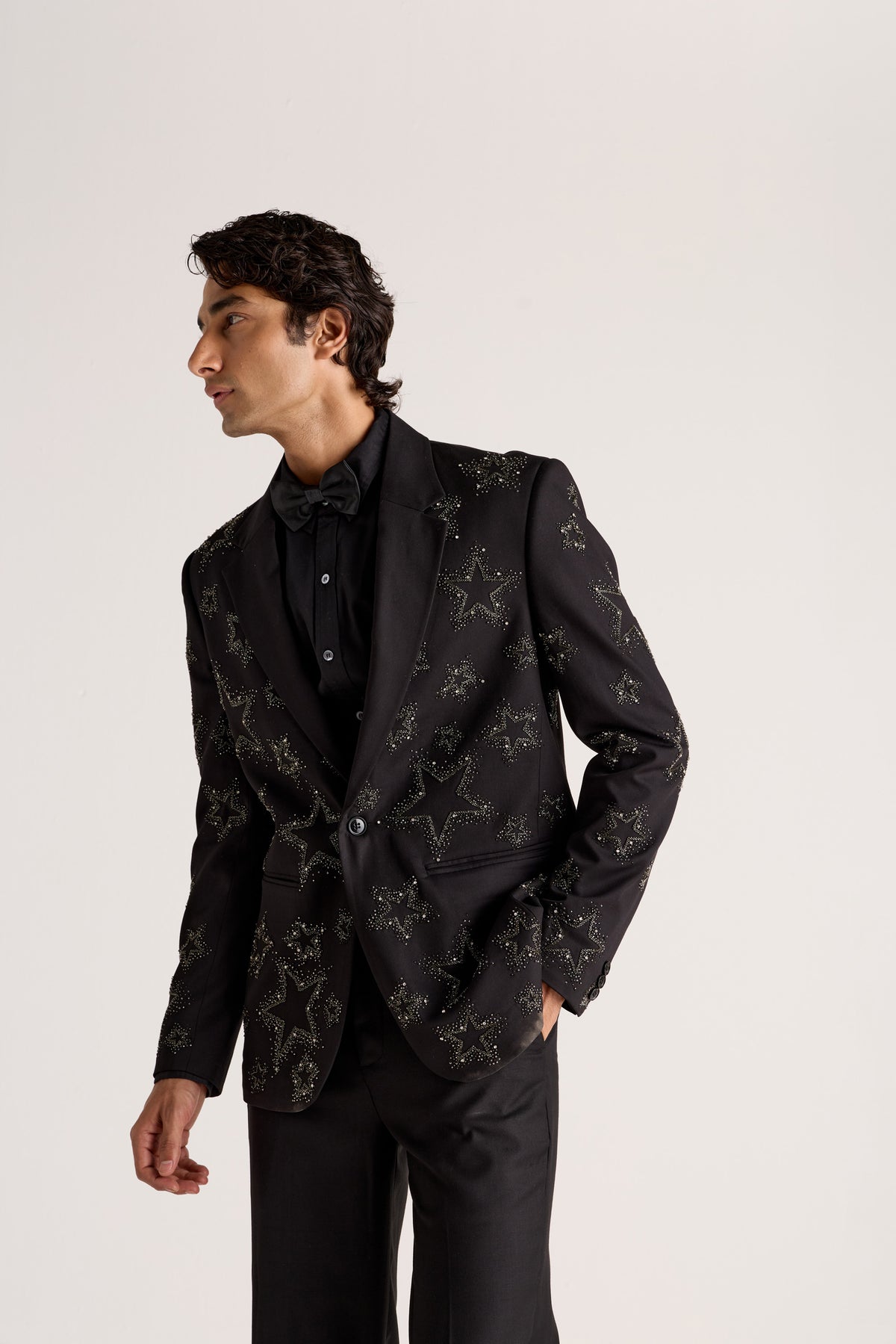 "Showstopper" Hand-Embroidered Blazer