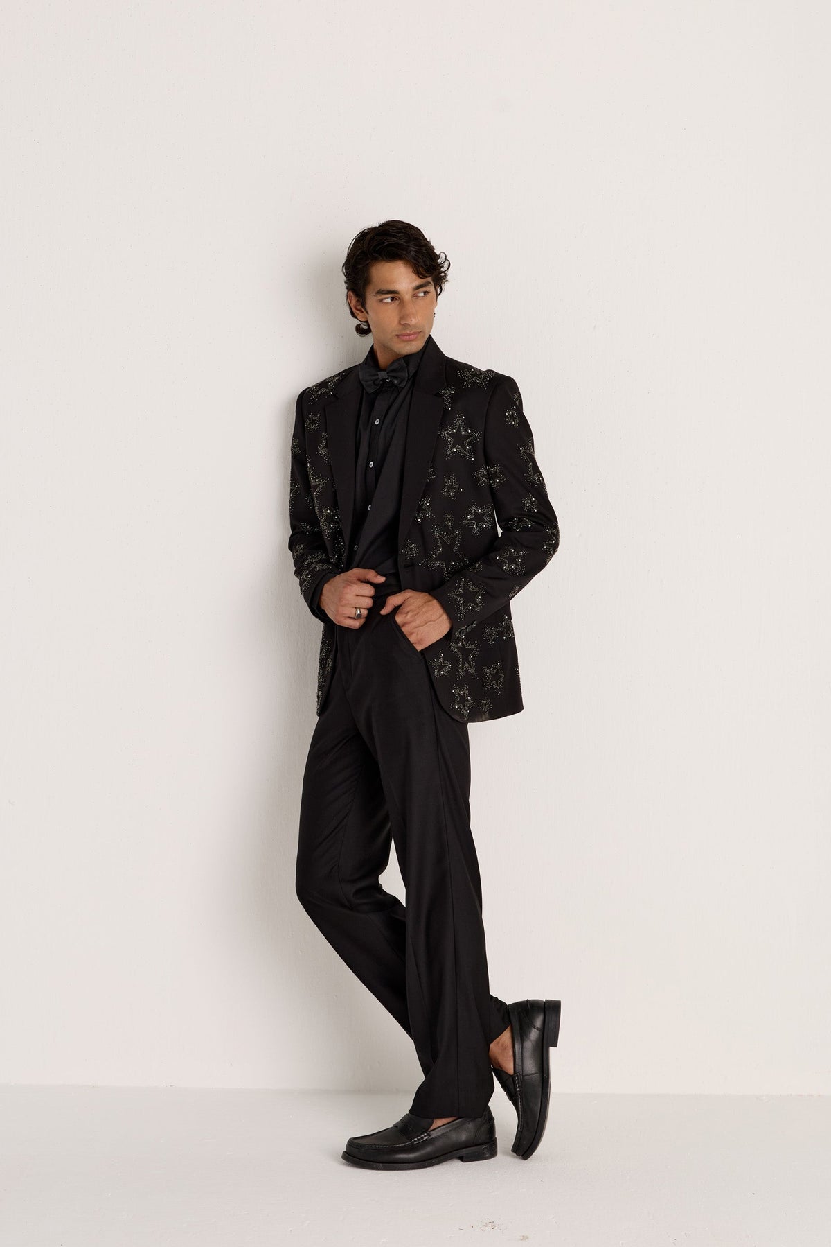 "Showstopper" Hand-Embroidered Blazer
