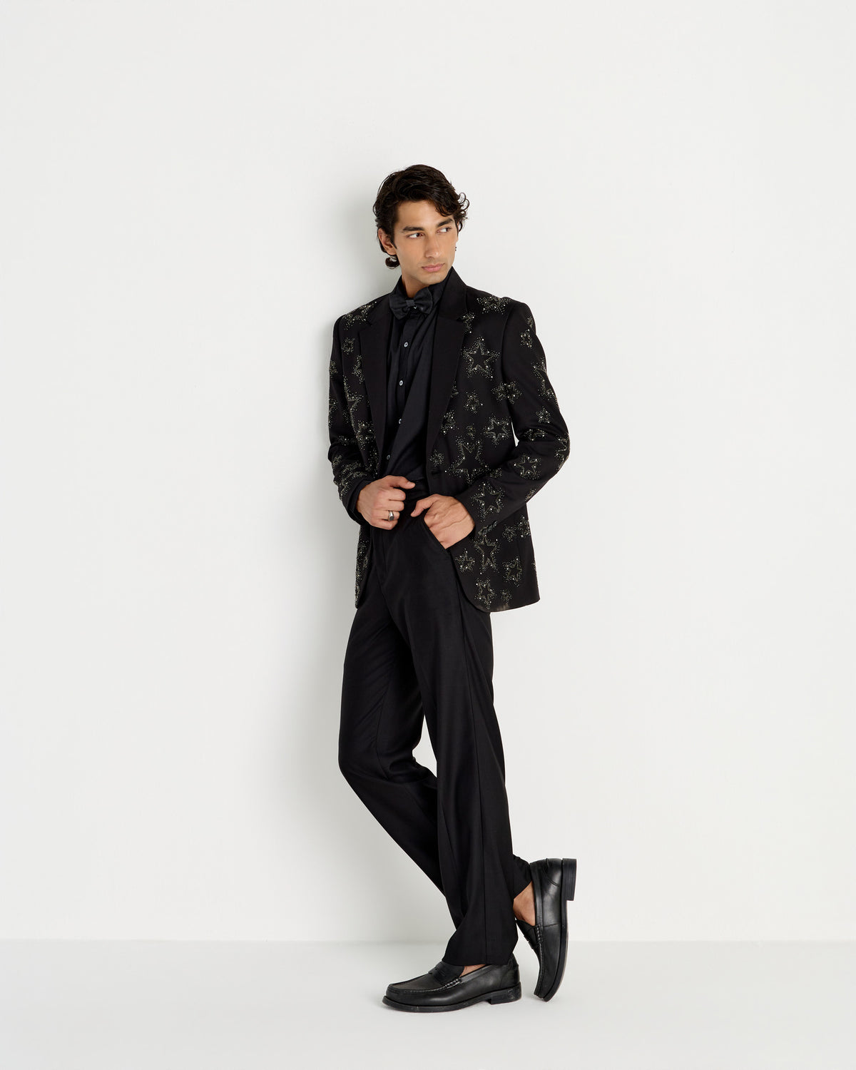 "Showstopper" Hand-Embroidered Blazer