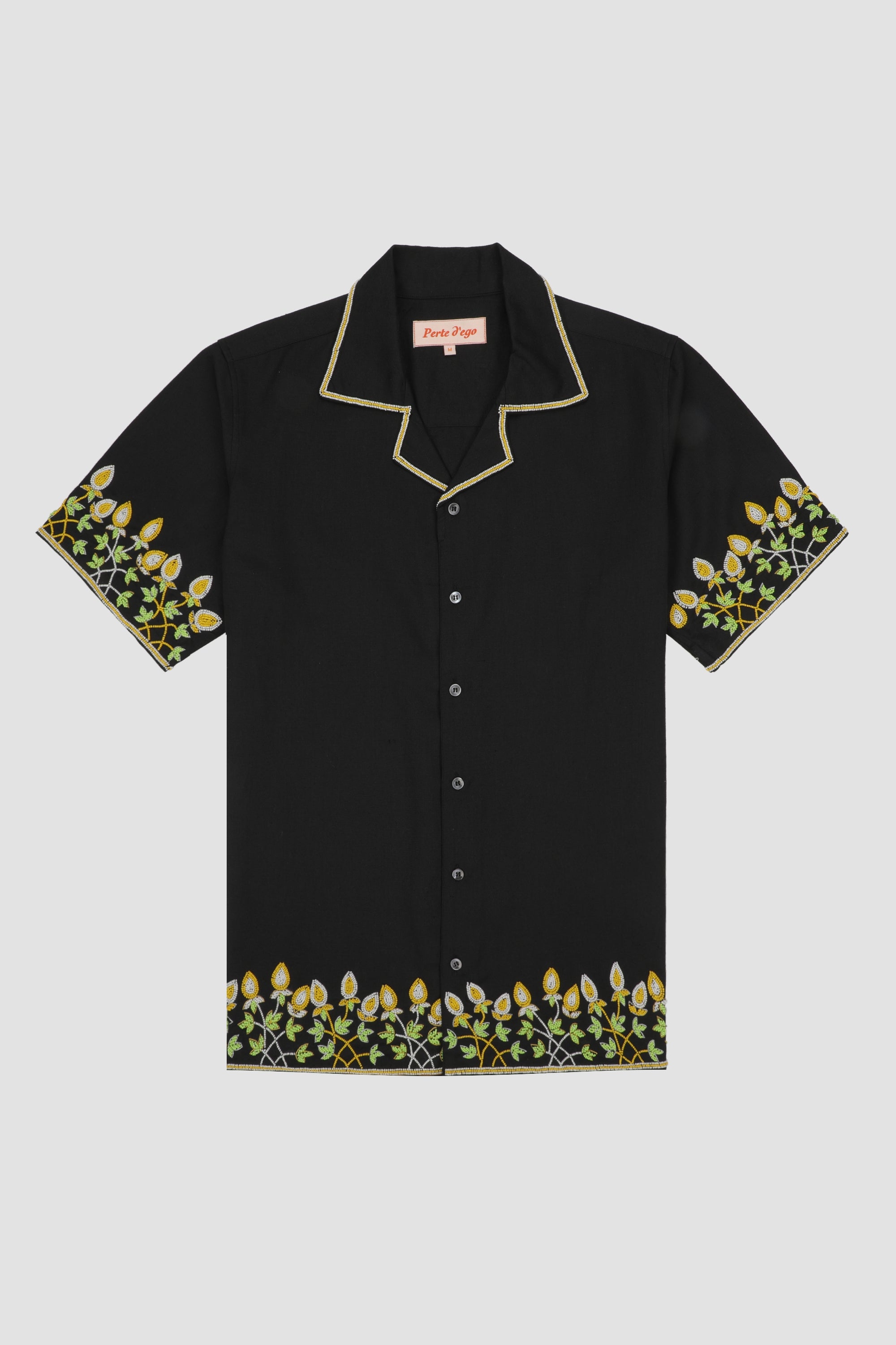 Floral beadborder shirt