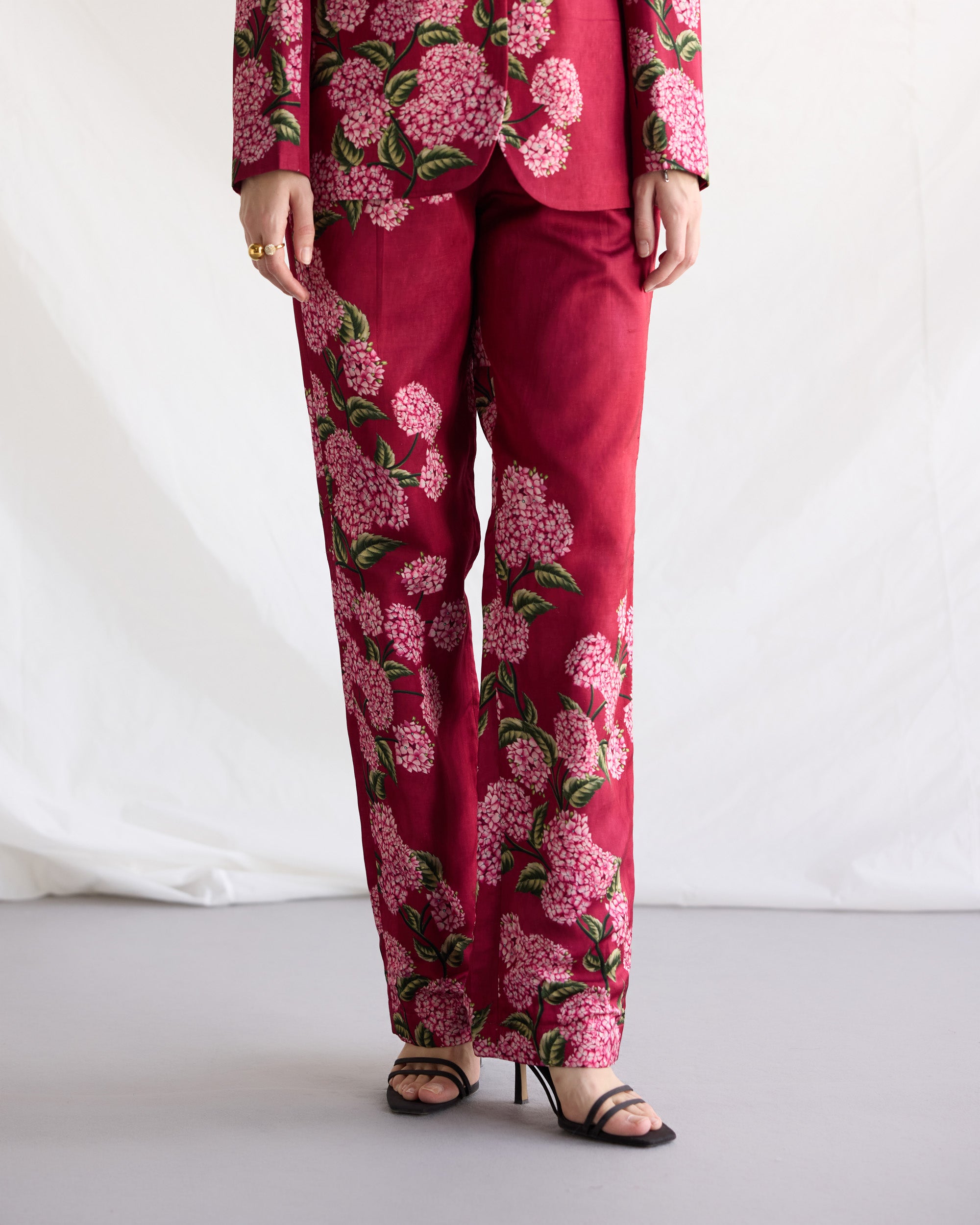 Floral print Straight Fit Pants