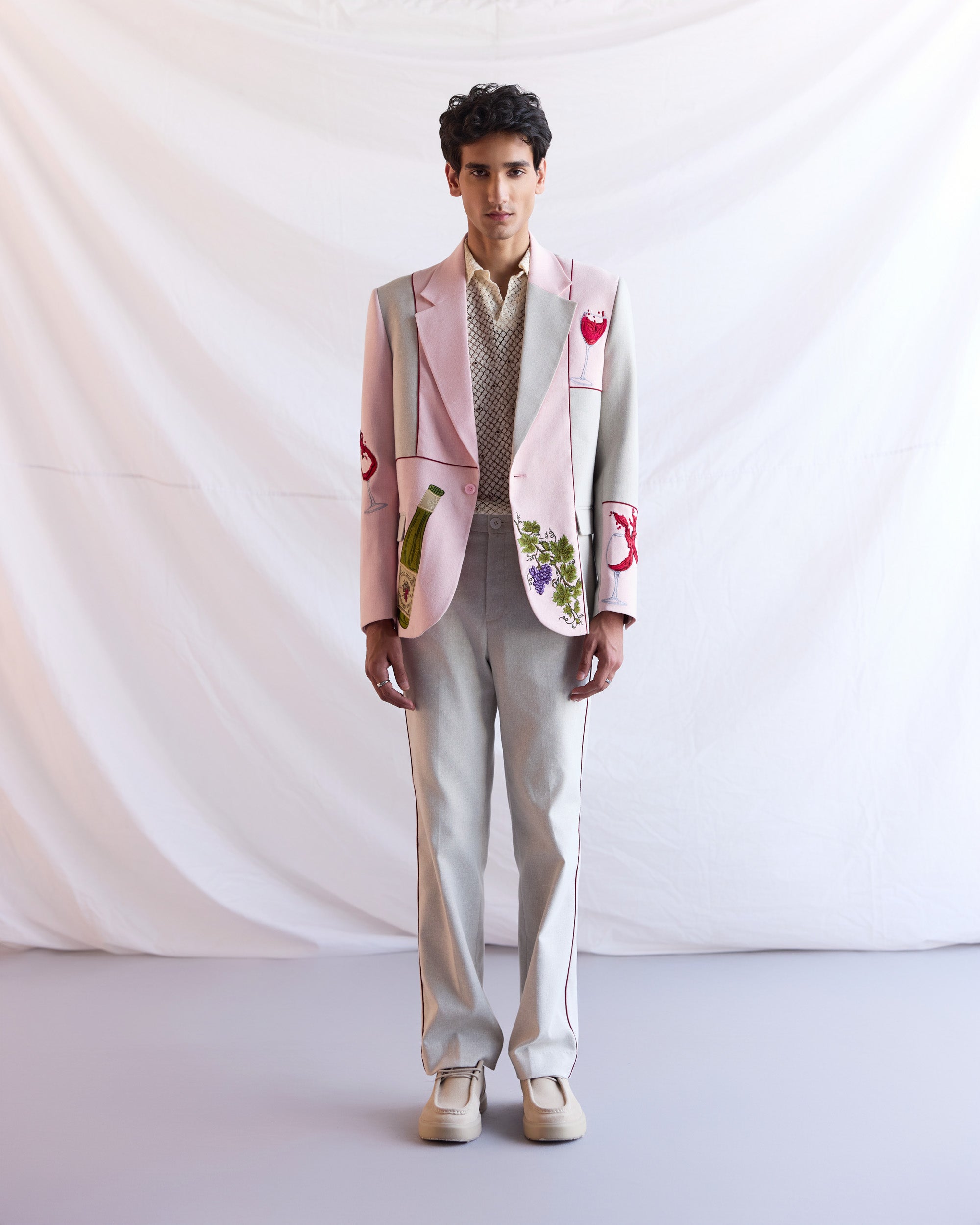 “Le Château” hand embroidered blazer