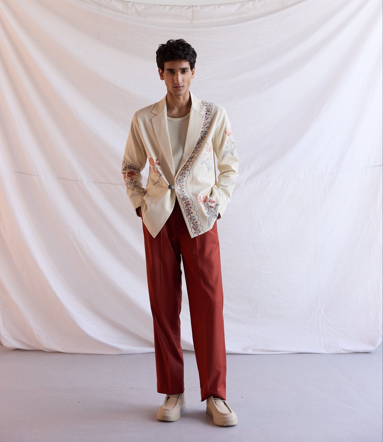 Formal pants- Rust Orange