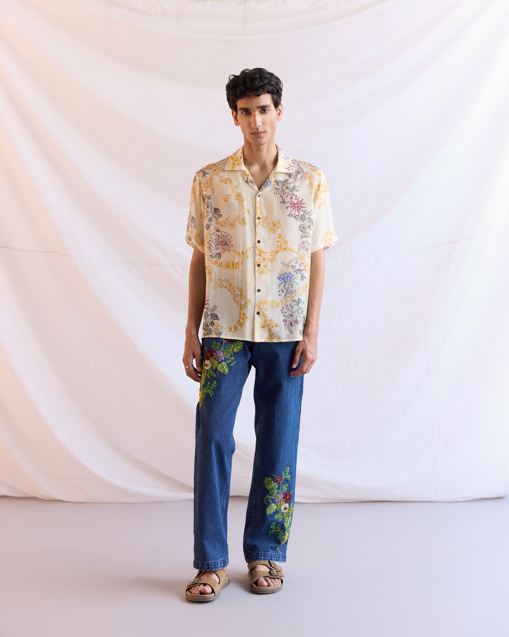"Florentine" half sleeves shirt