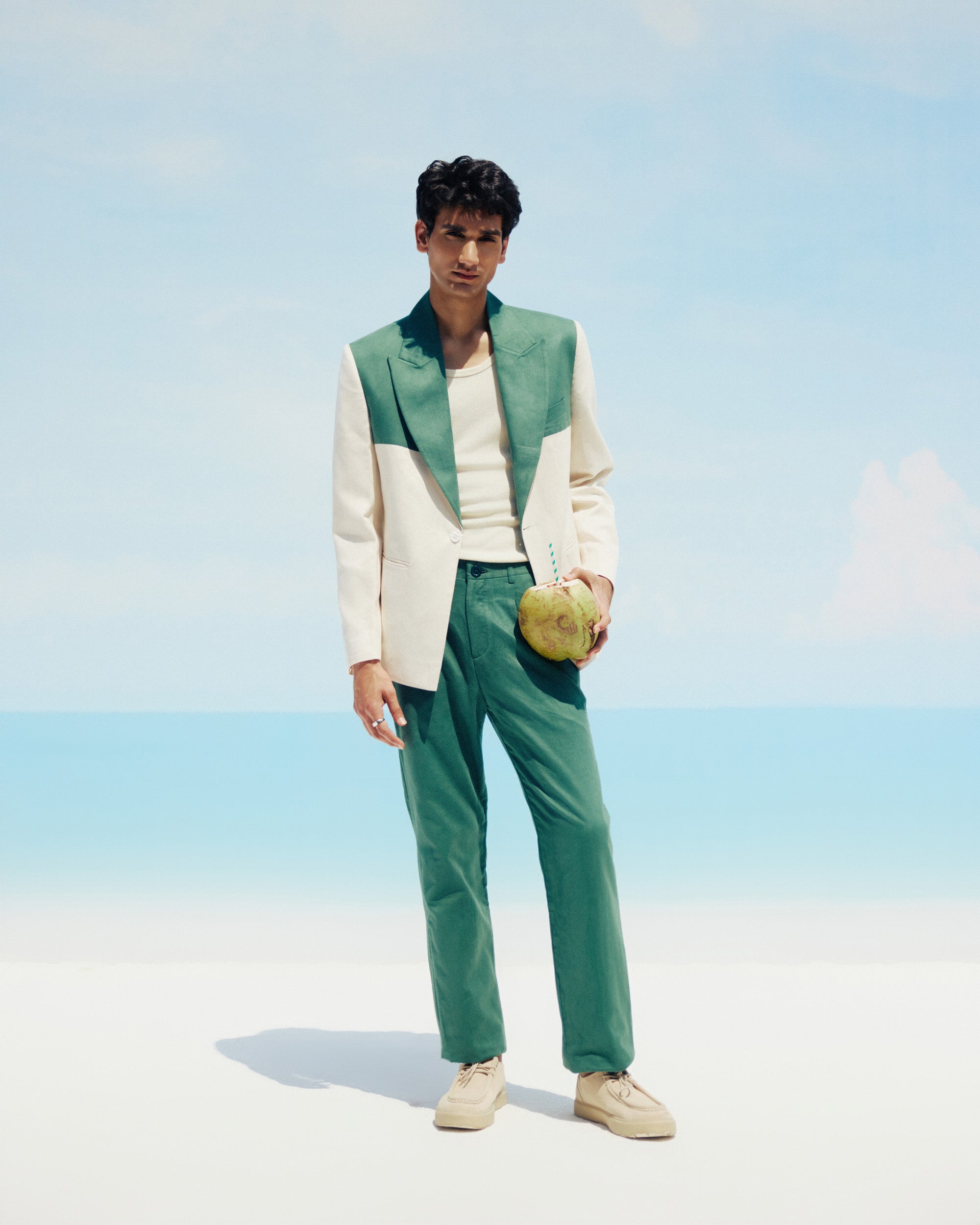 Capri Verde Formal Pants