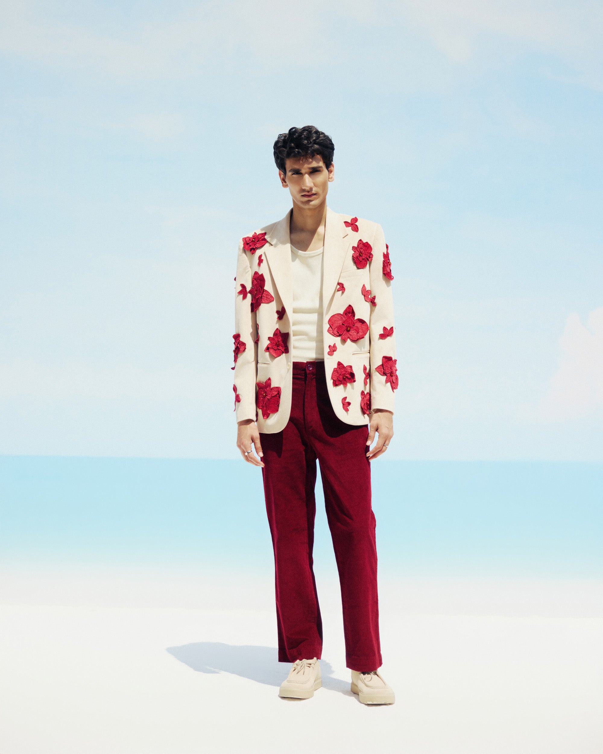 Formal Pants- Burgundy corduroy