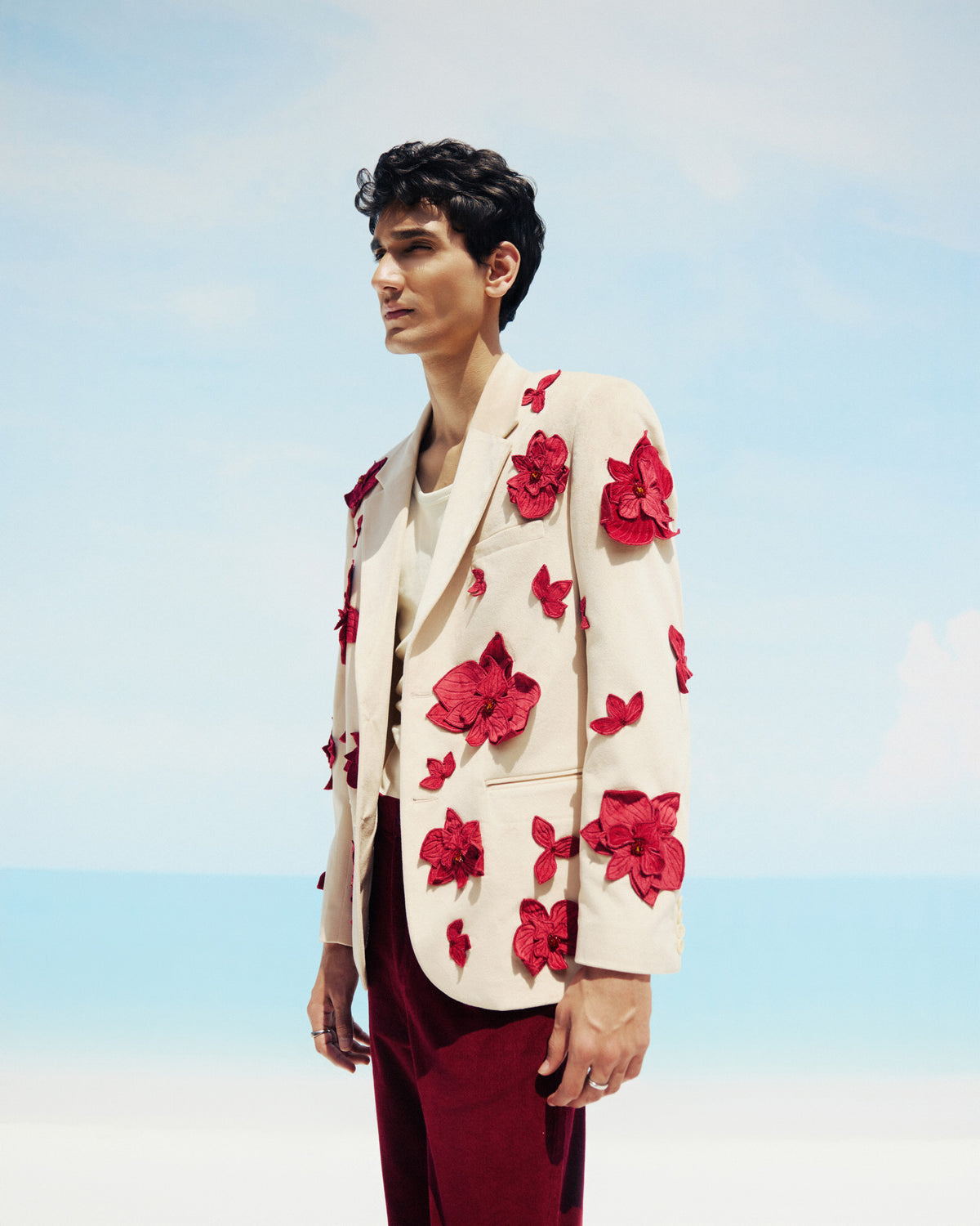 Blazer Tapisserie Florale Col Mandarine - Taille L, Neuf Jamais Porté, Colwater Creek