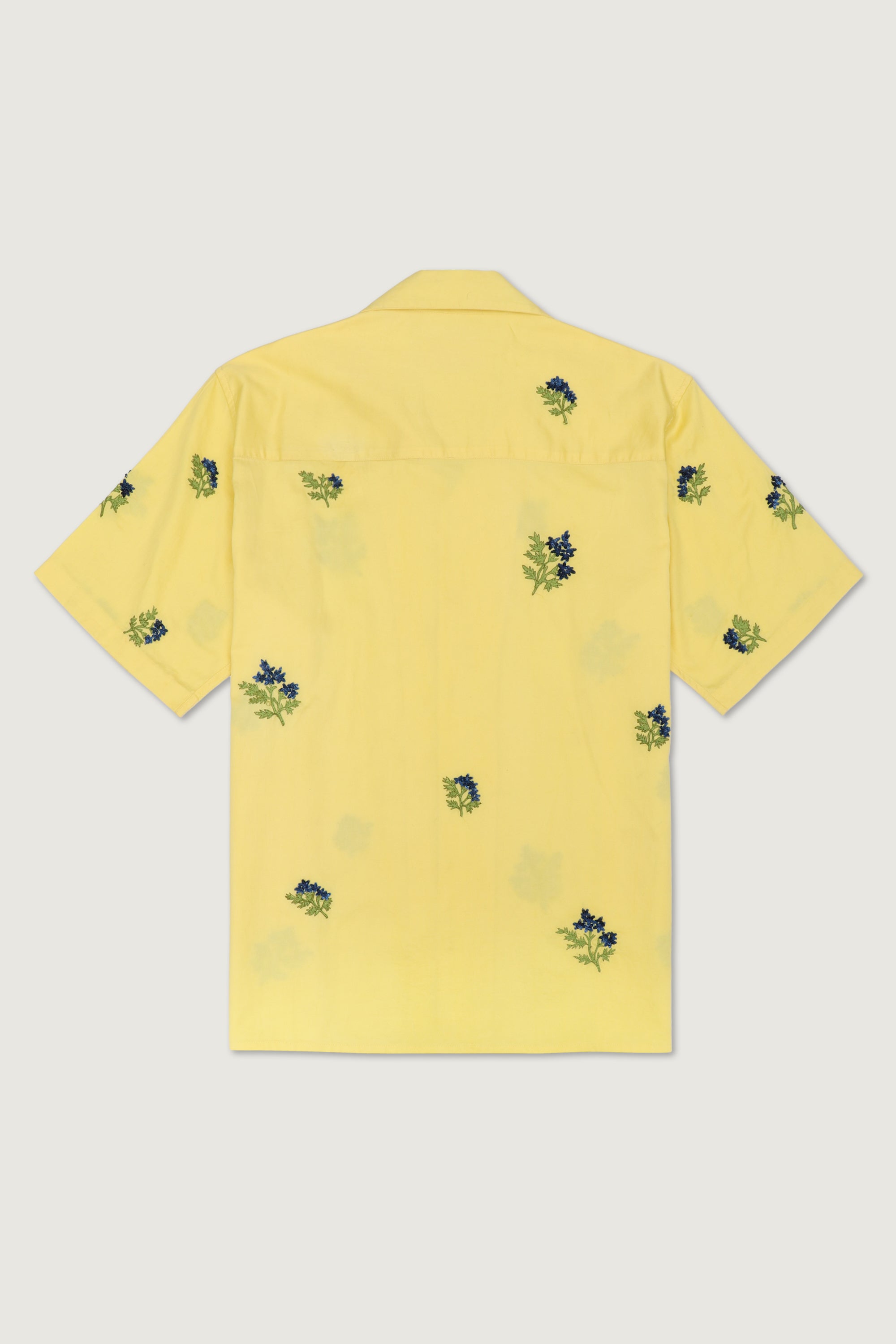 Floral sequins embroidered shirt