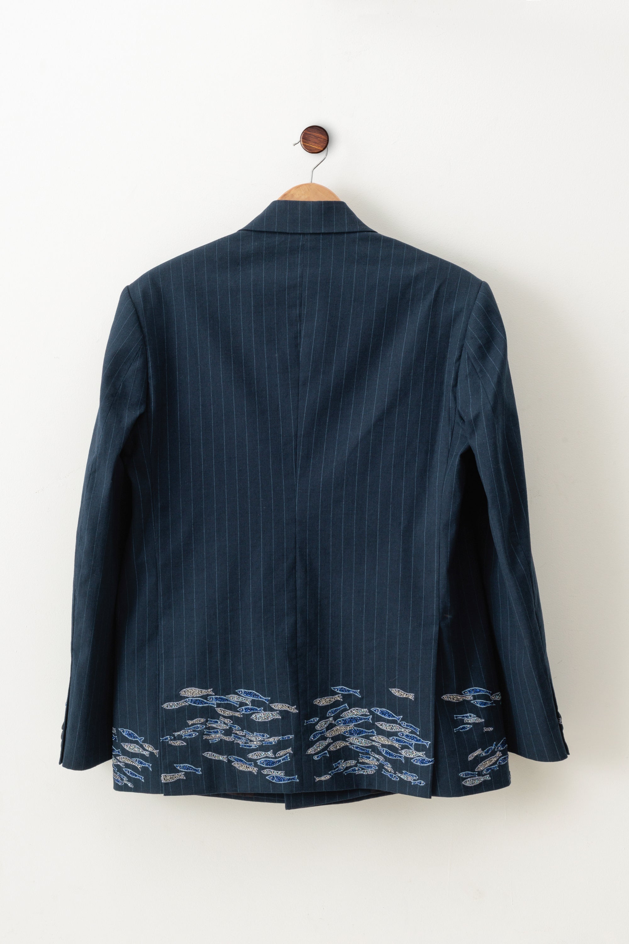 “Le Seychelles” hand embroidered blazer