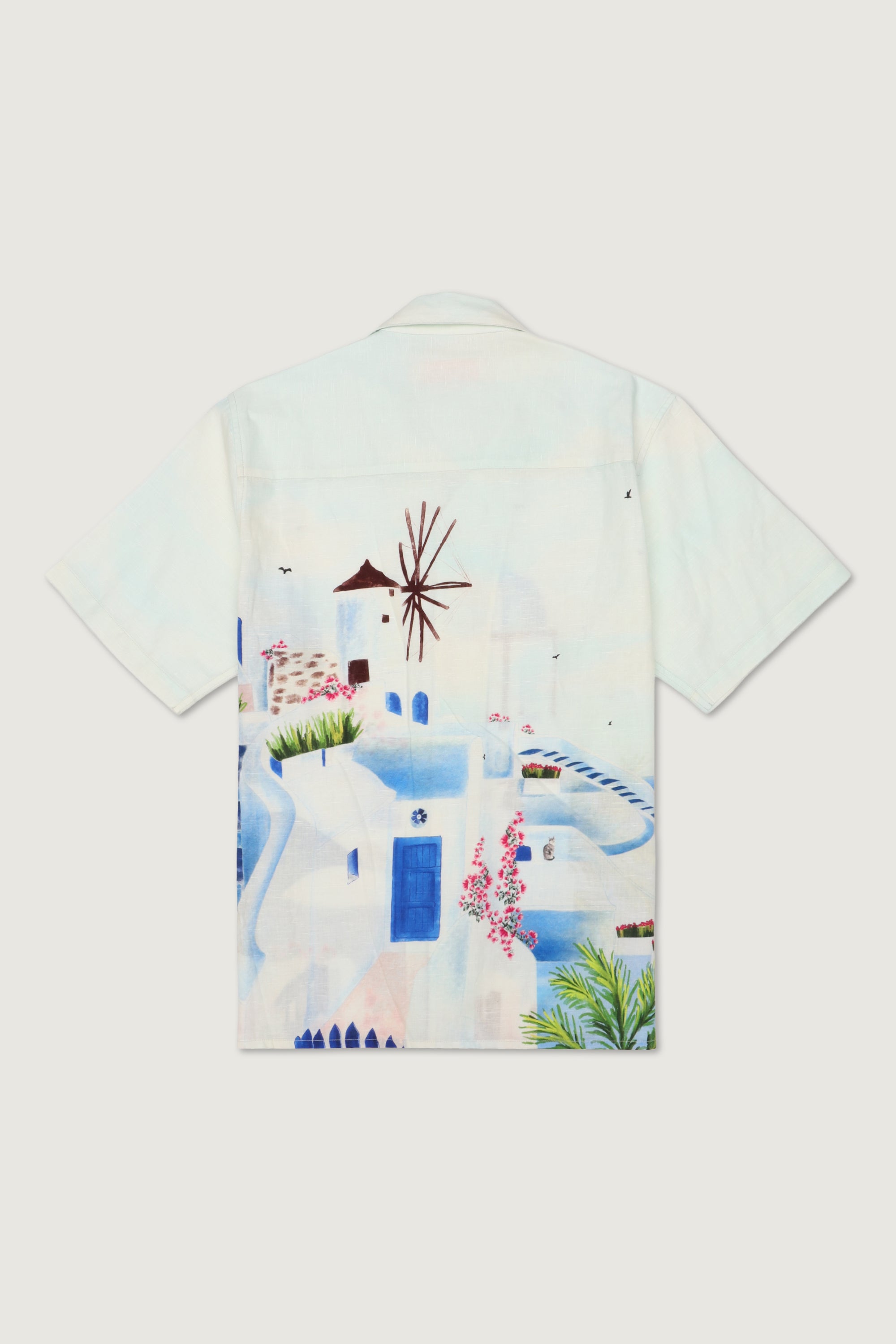 Greece watercolor shirt
