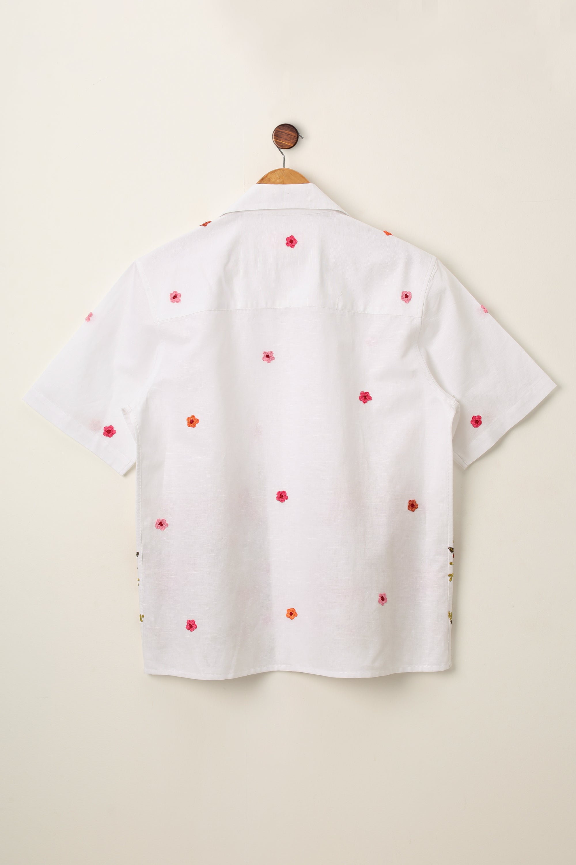"Garden Party" embroidered Shirt