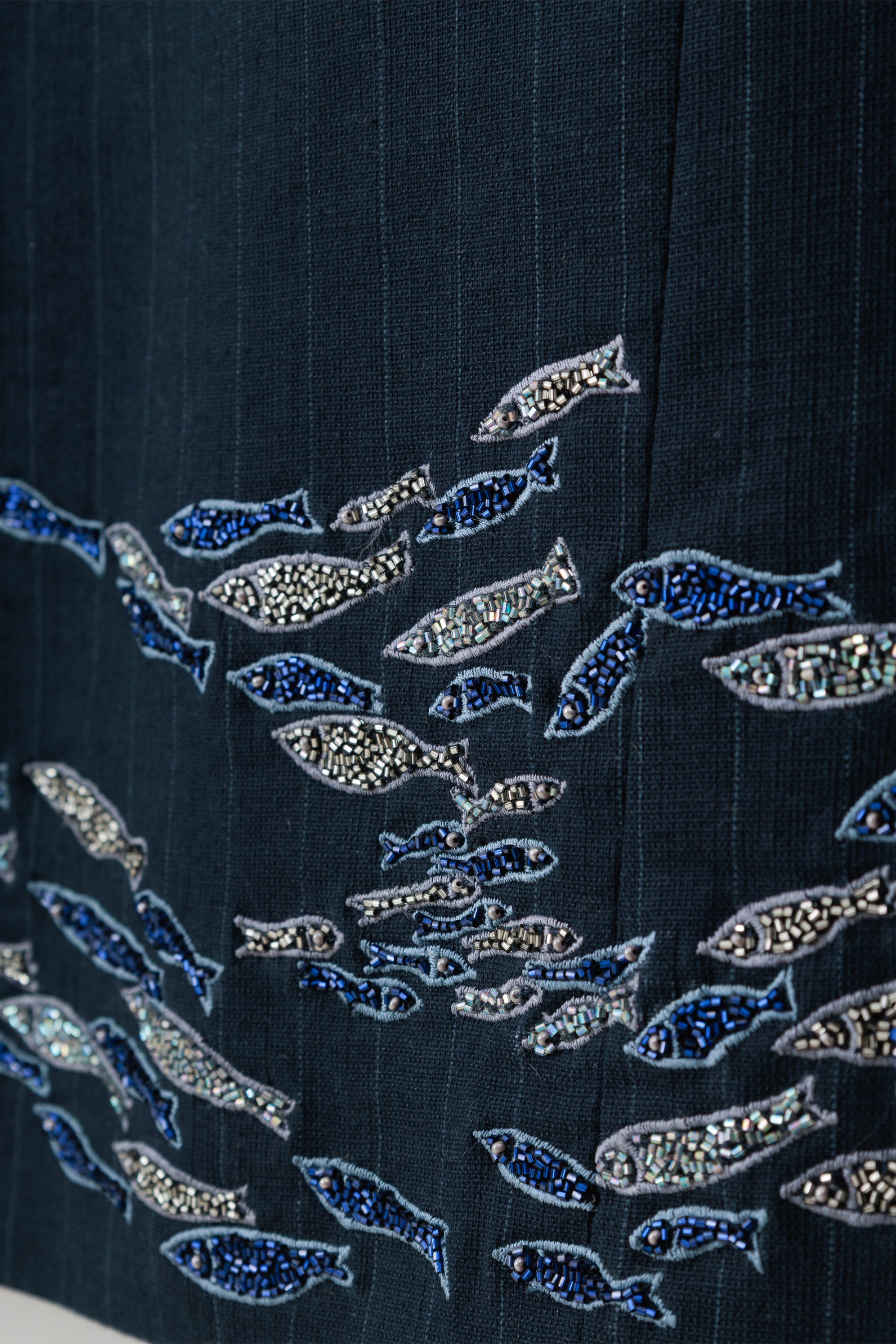 “Le Seychelles” hand embroidered blazer