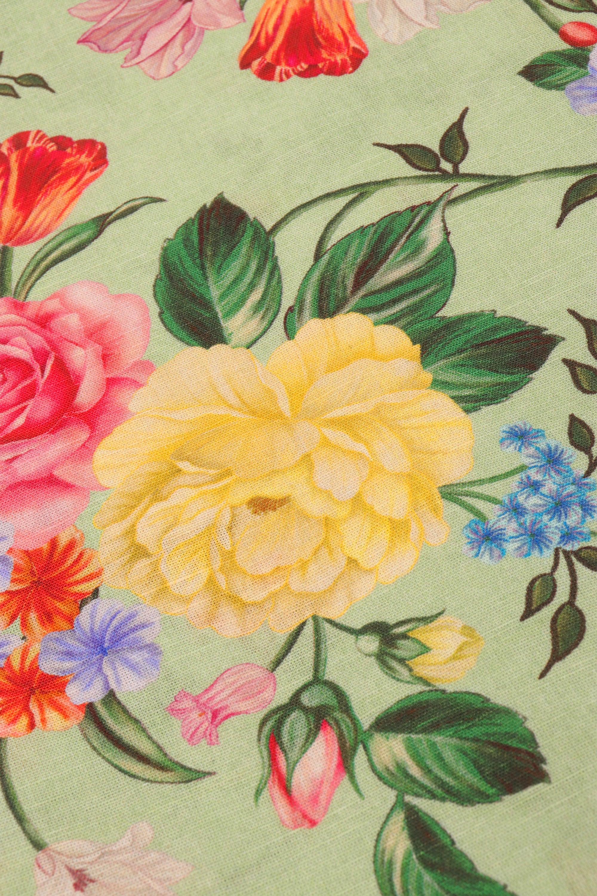 Vintage victorian floral shirt- Full sleeves