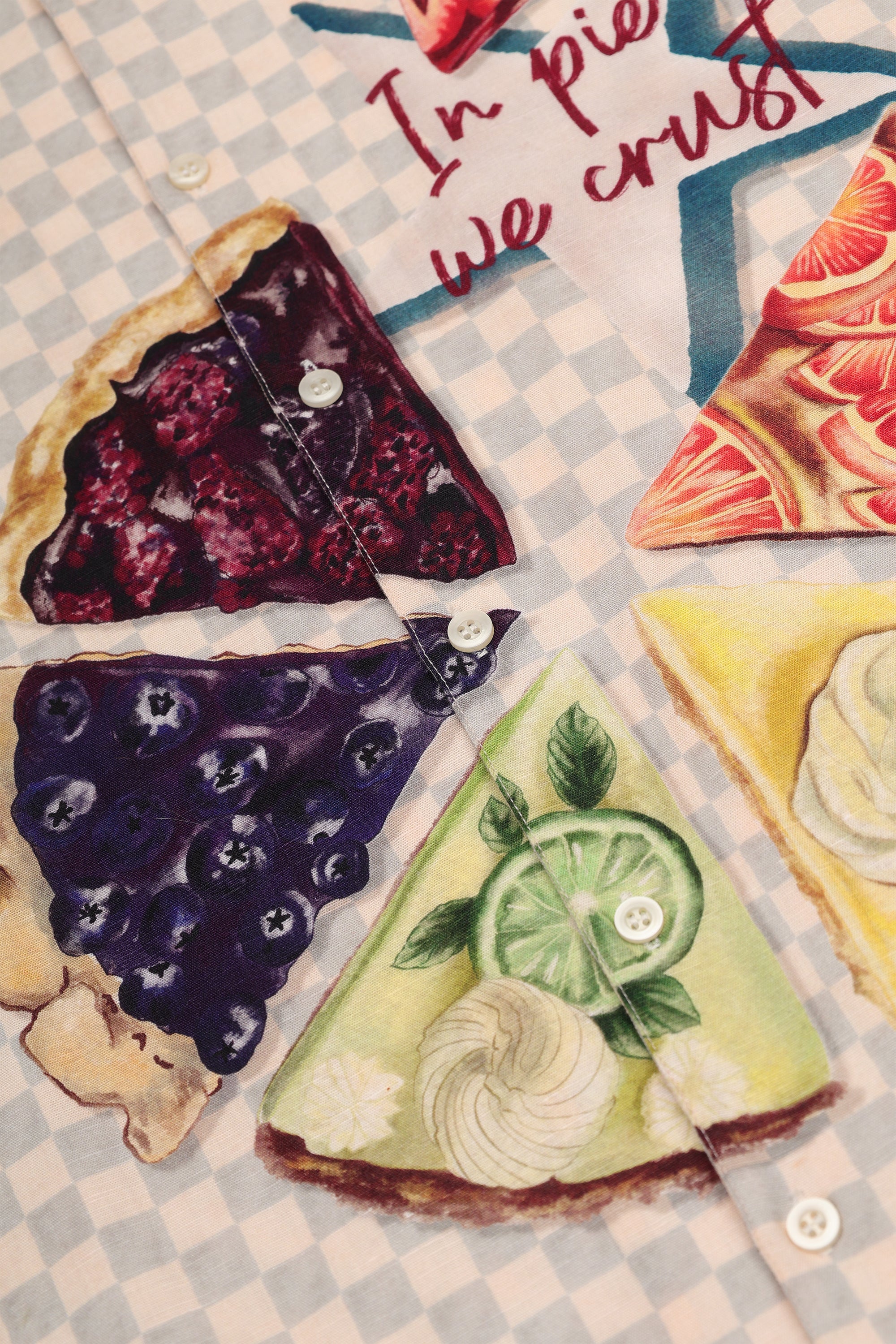 "In pie we crust" shirt