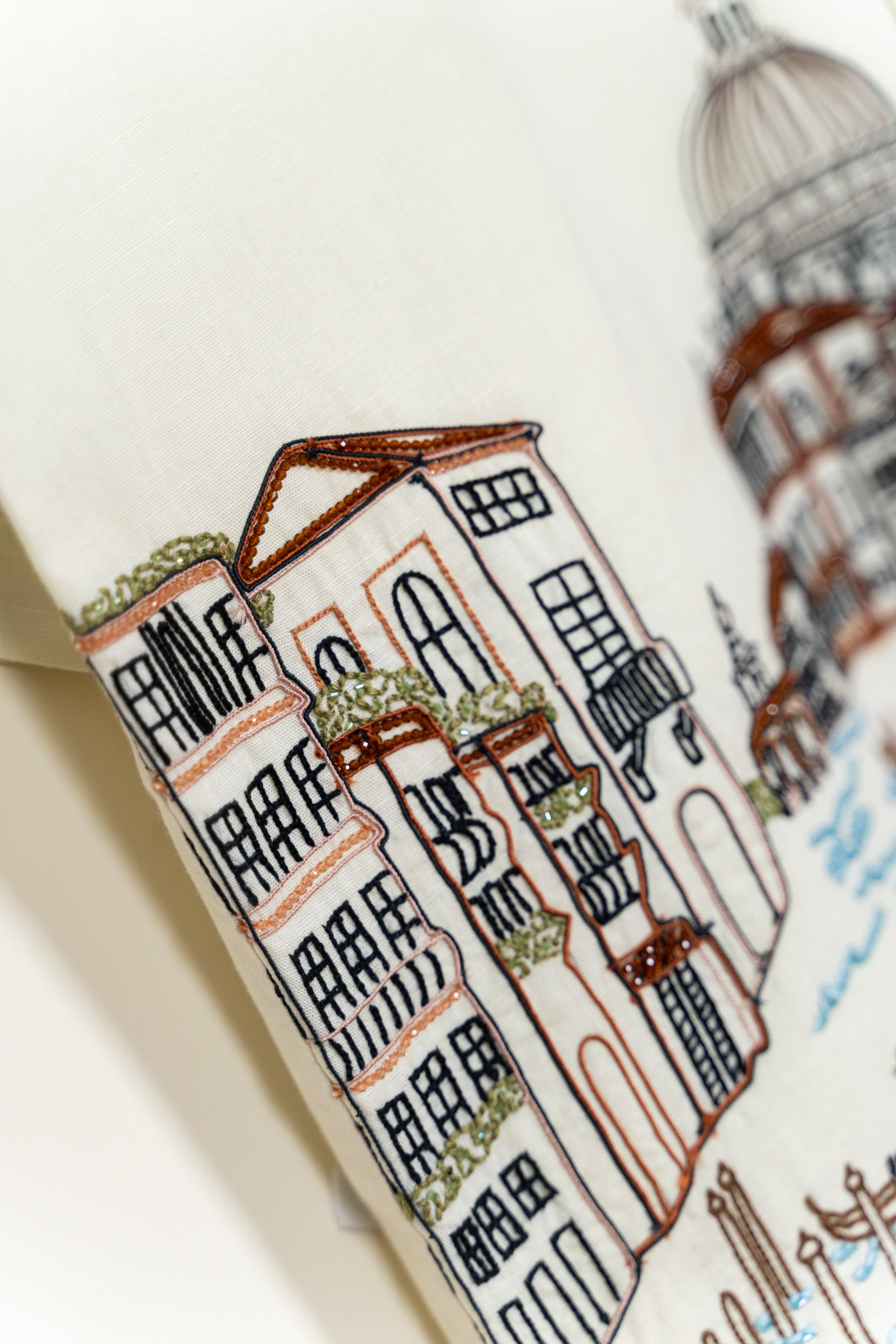 "Le Venice" hand embroidered shirt