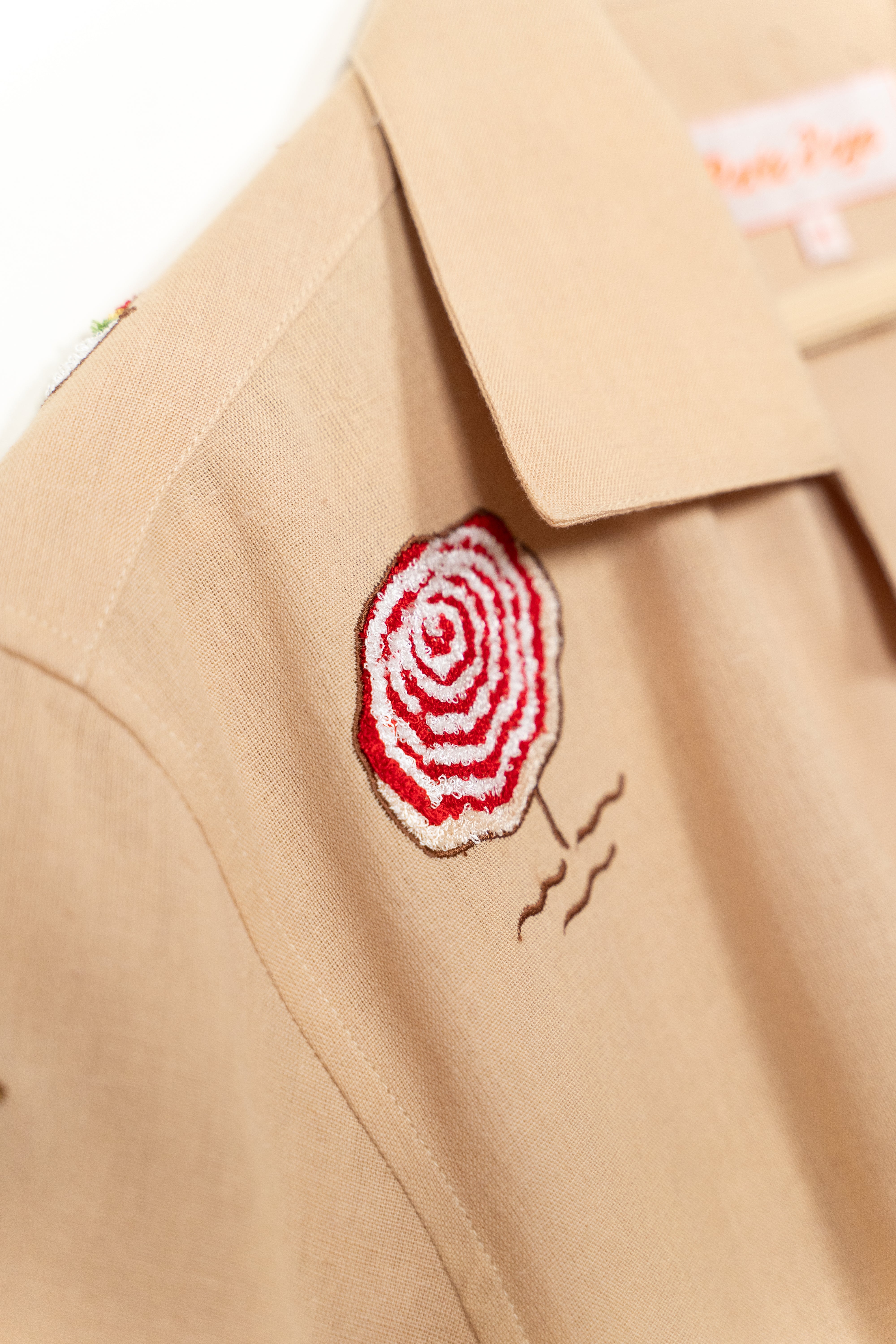 "Day at the beach" embroidered Shirt