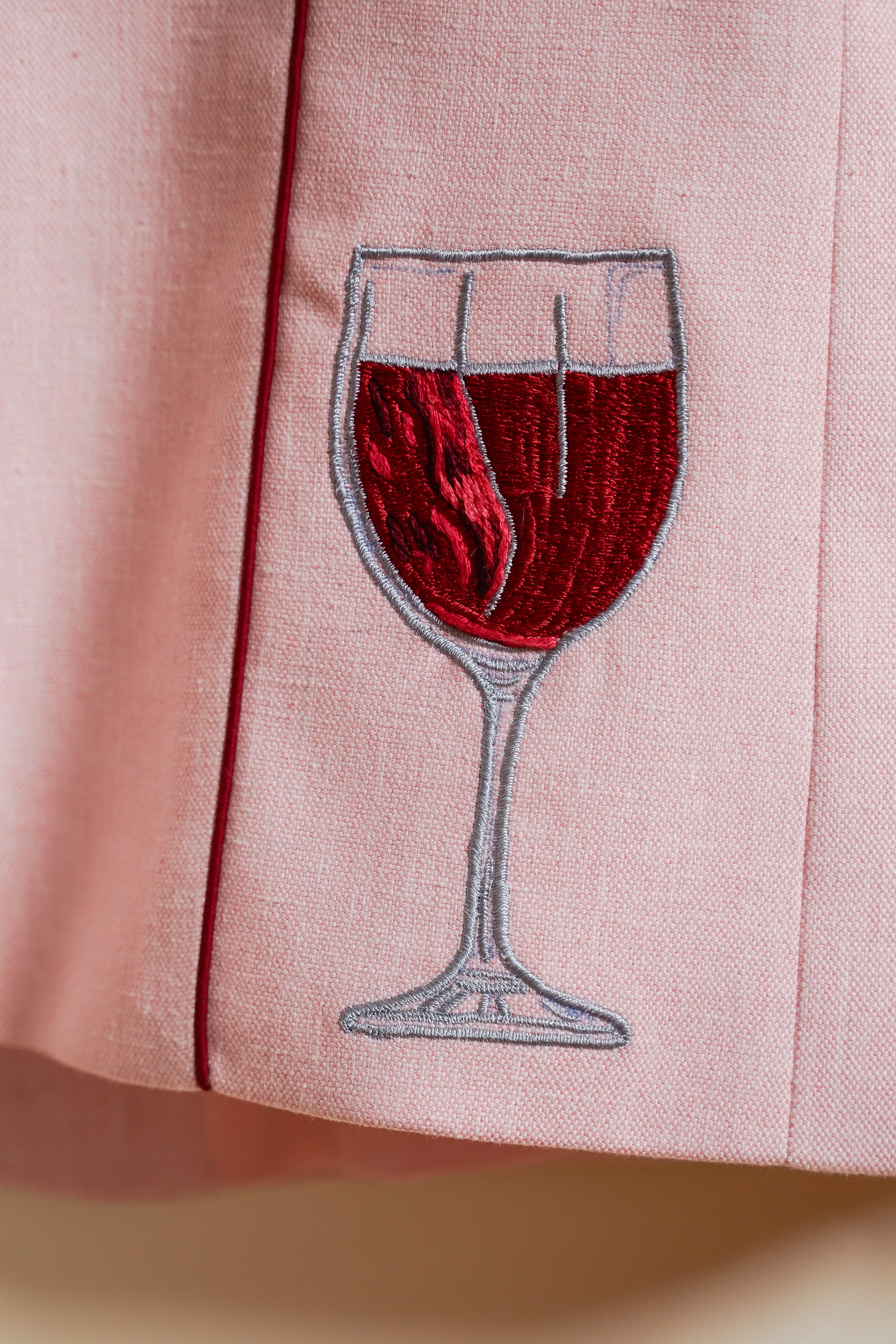 “Le Château” hand embroidered blazer