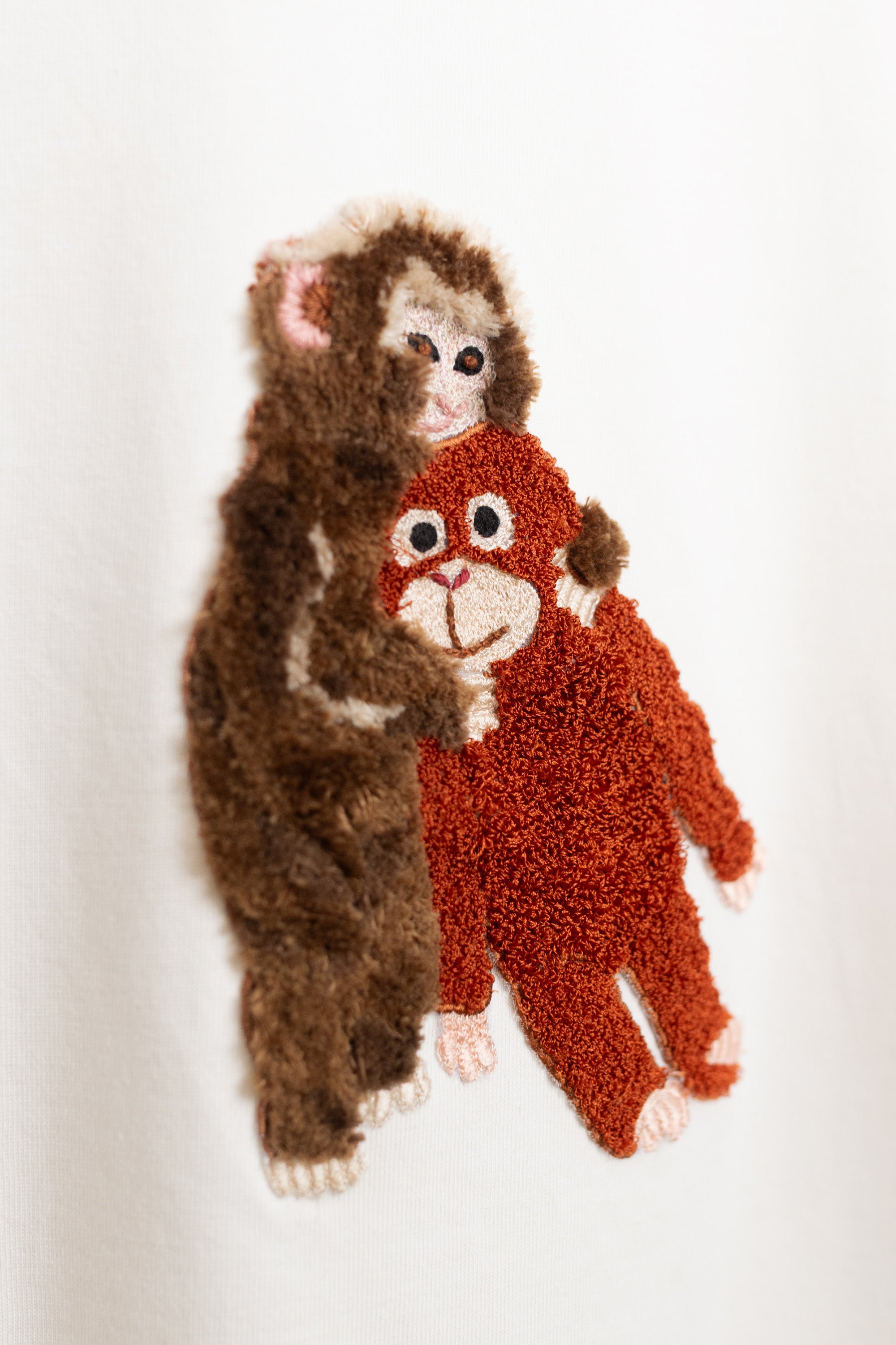 "Punch" hand embroidered T-Shirt