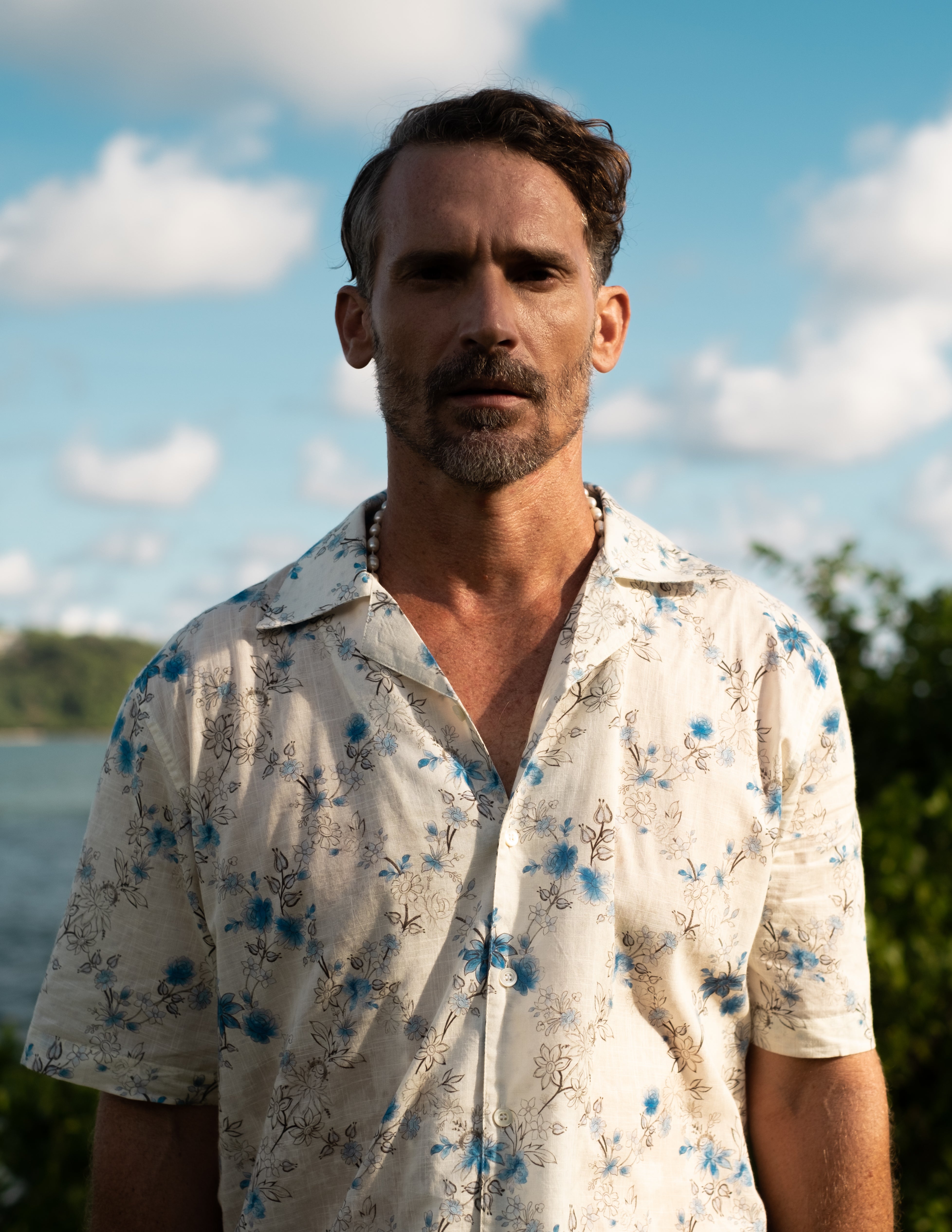 Summer Tapestry half sleeves shirt