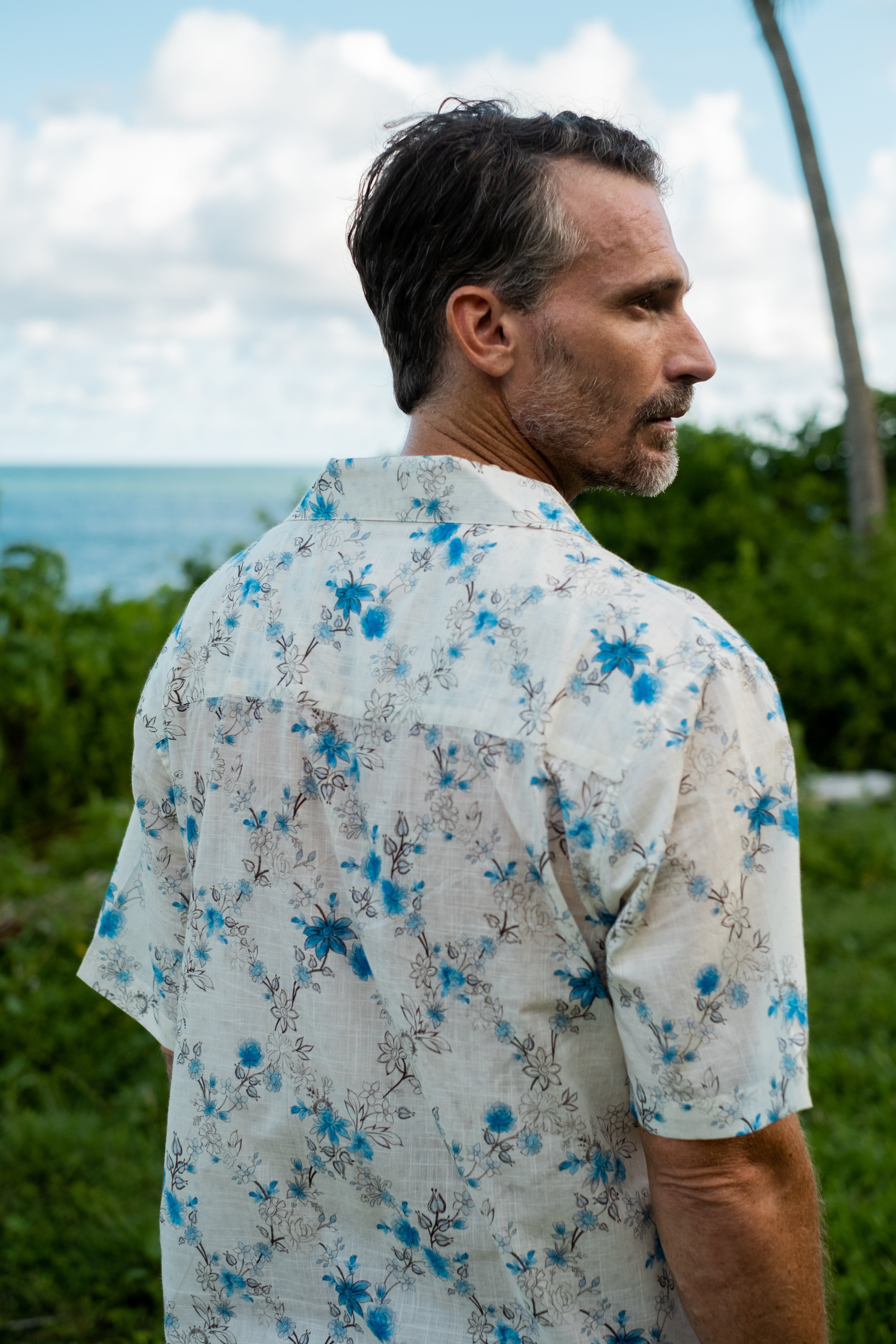 Summer Tapestry half sleeves shirt