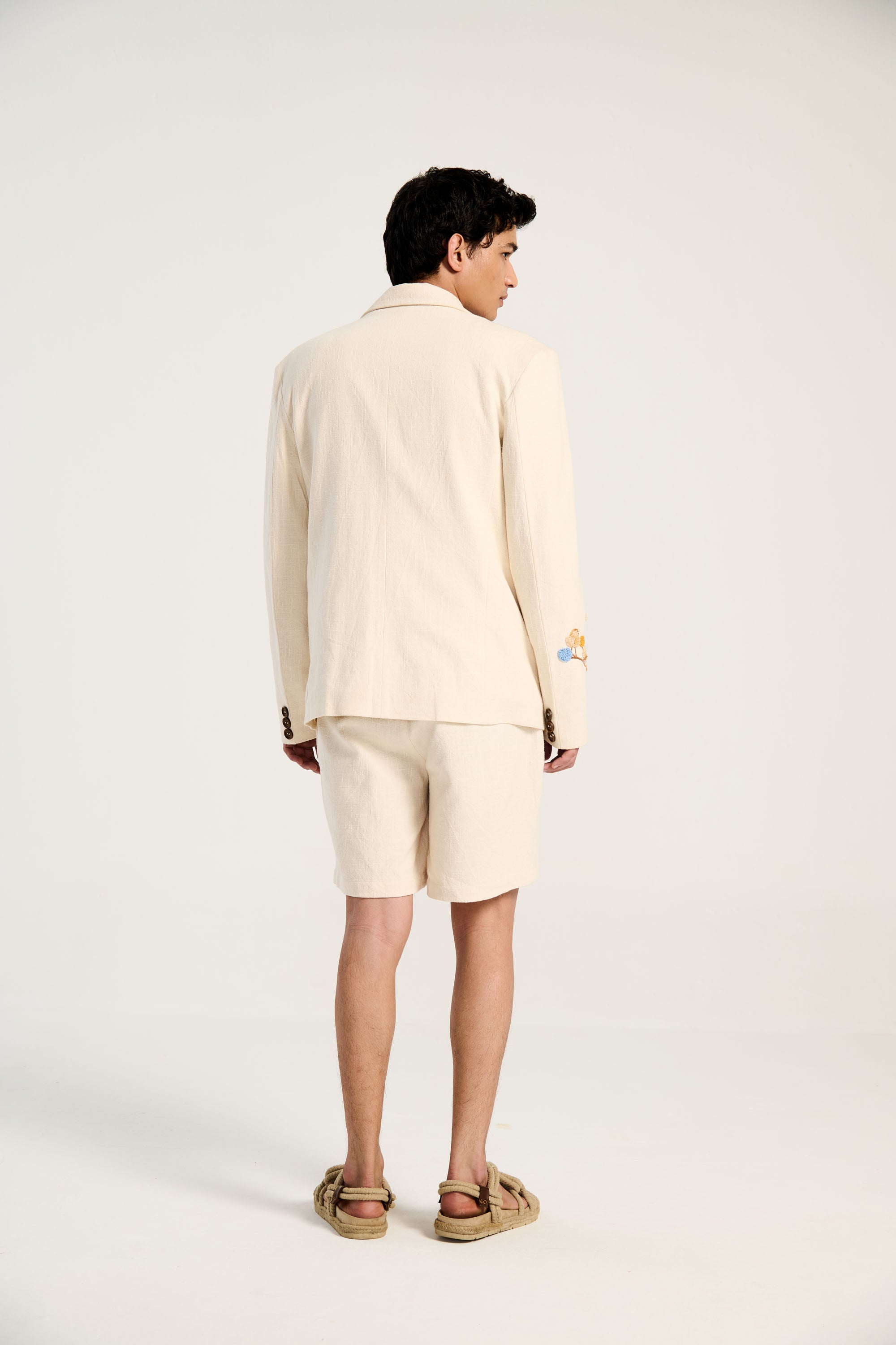 "Le Summer"  hand embroidered blazer