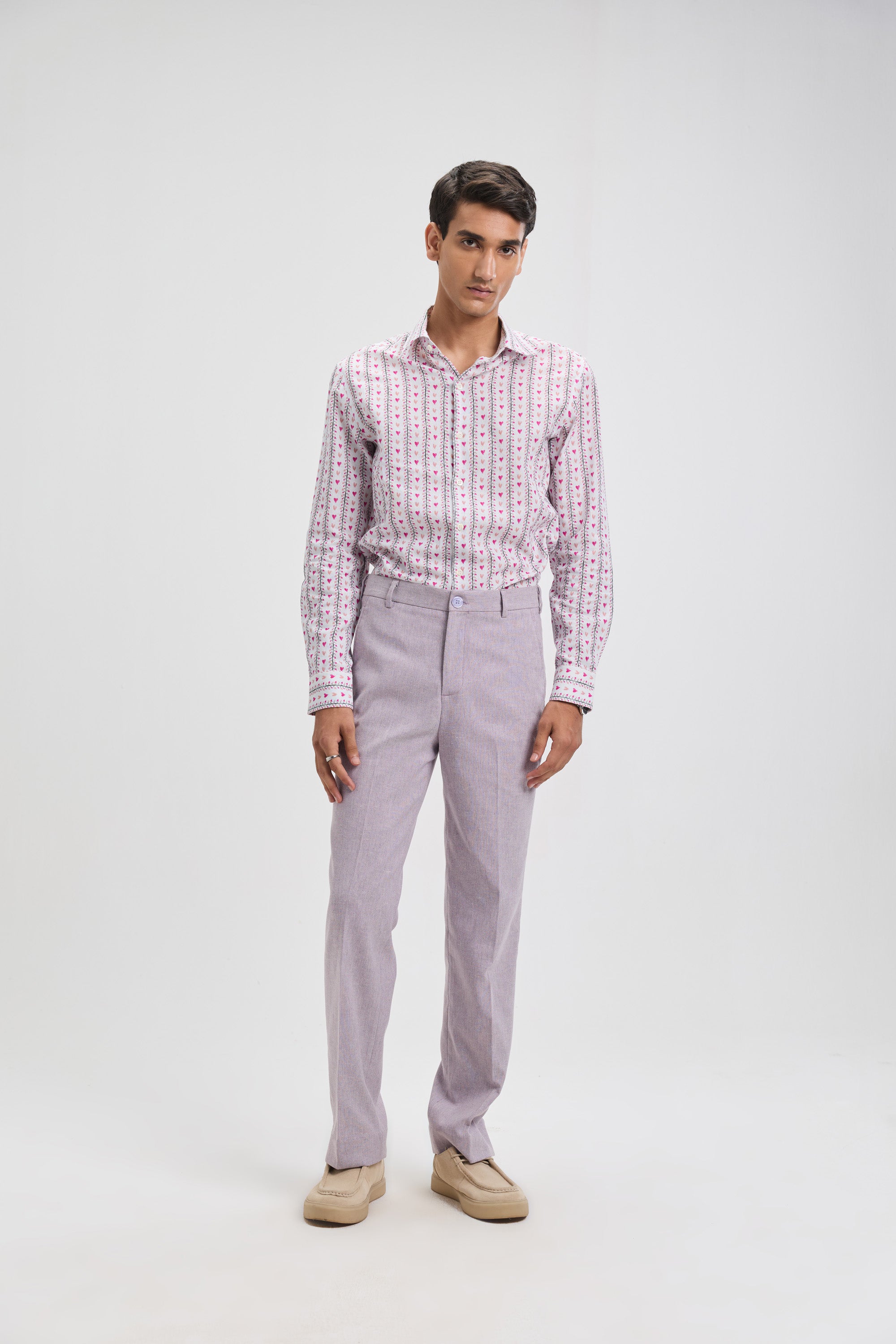 "Love stripes" evening shirt