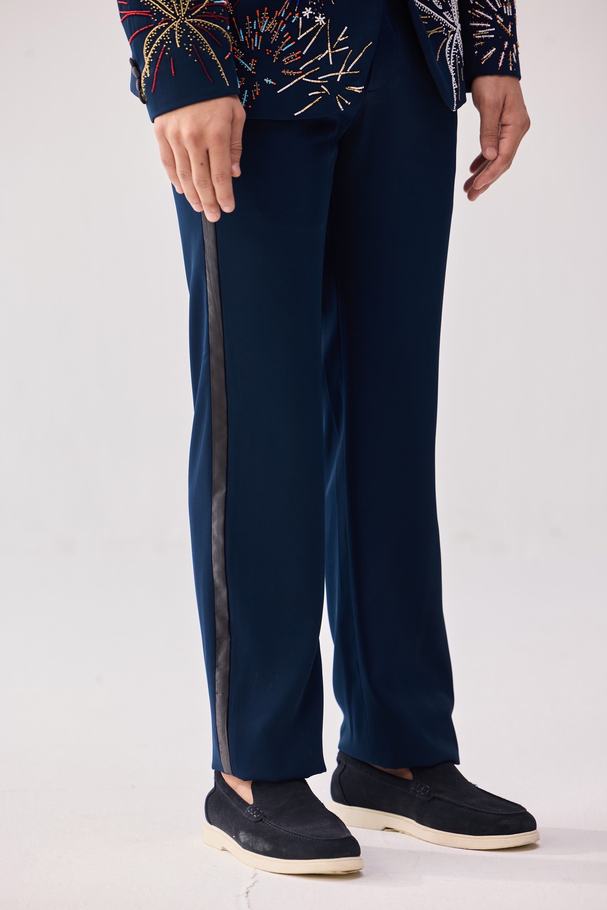 Tuxedo pants- Navy Blue