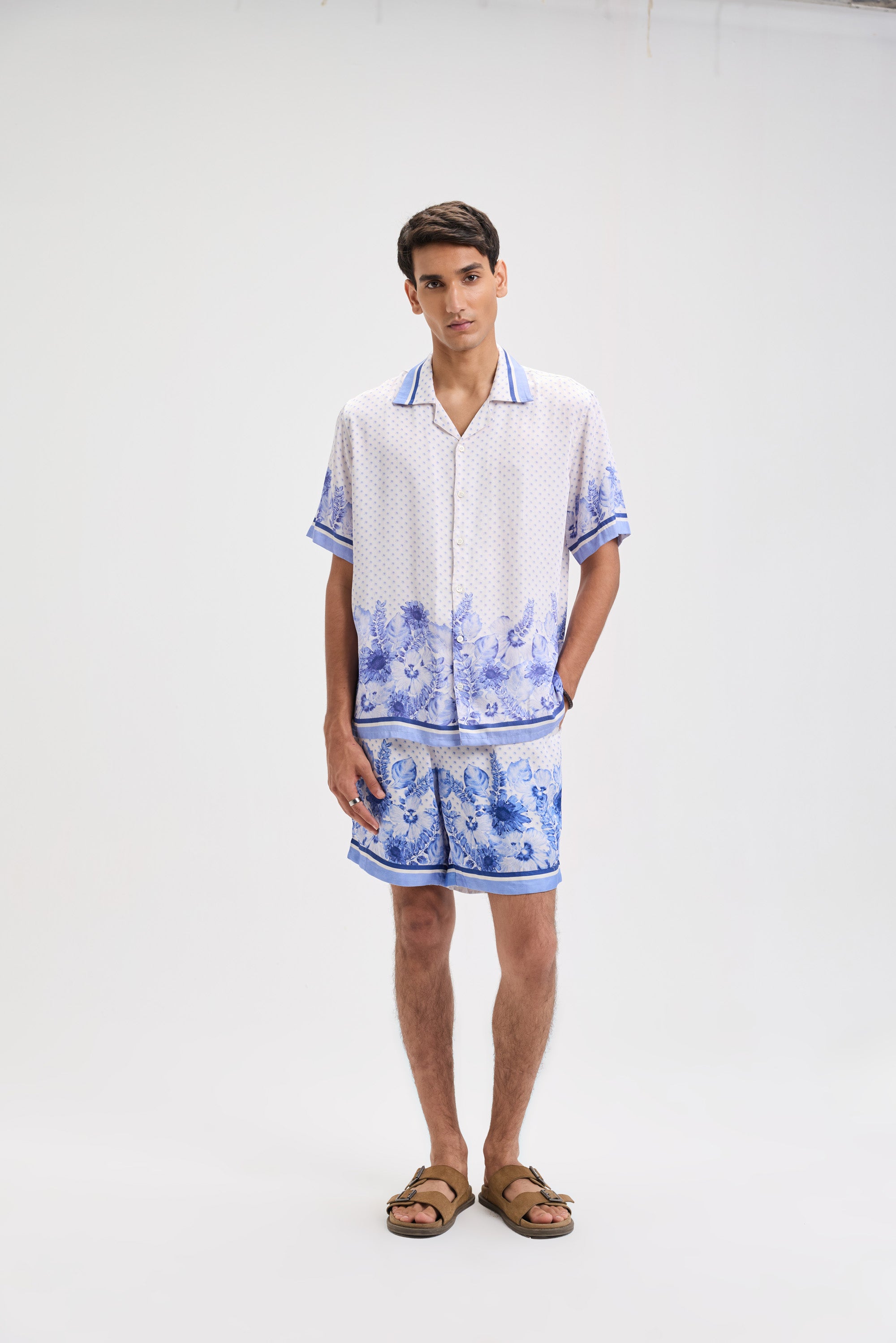 Azure Bloom Shorts