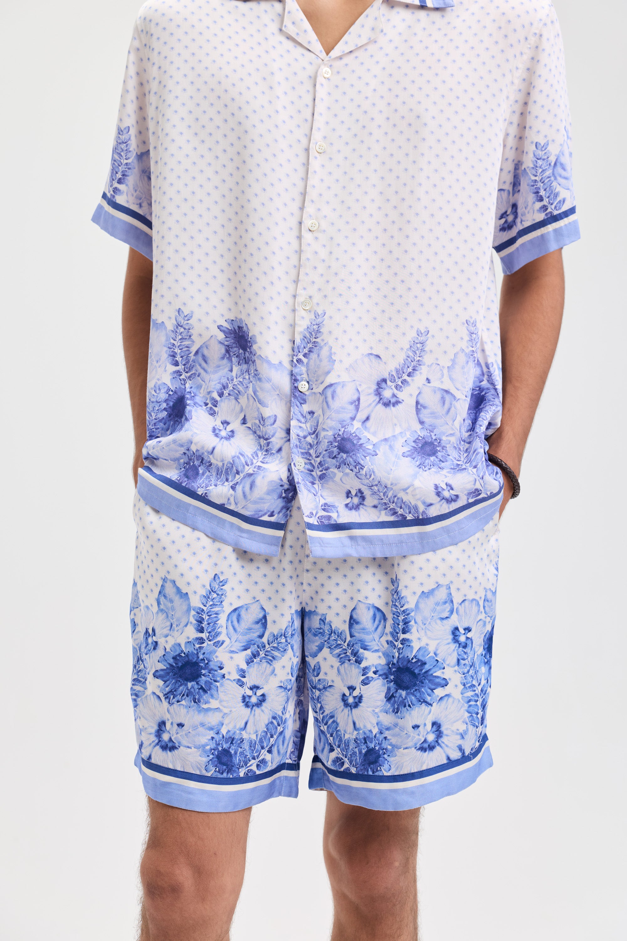 Azure Bloom Shorts
