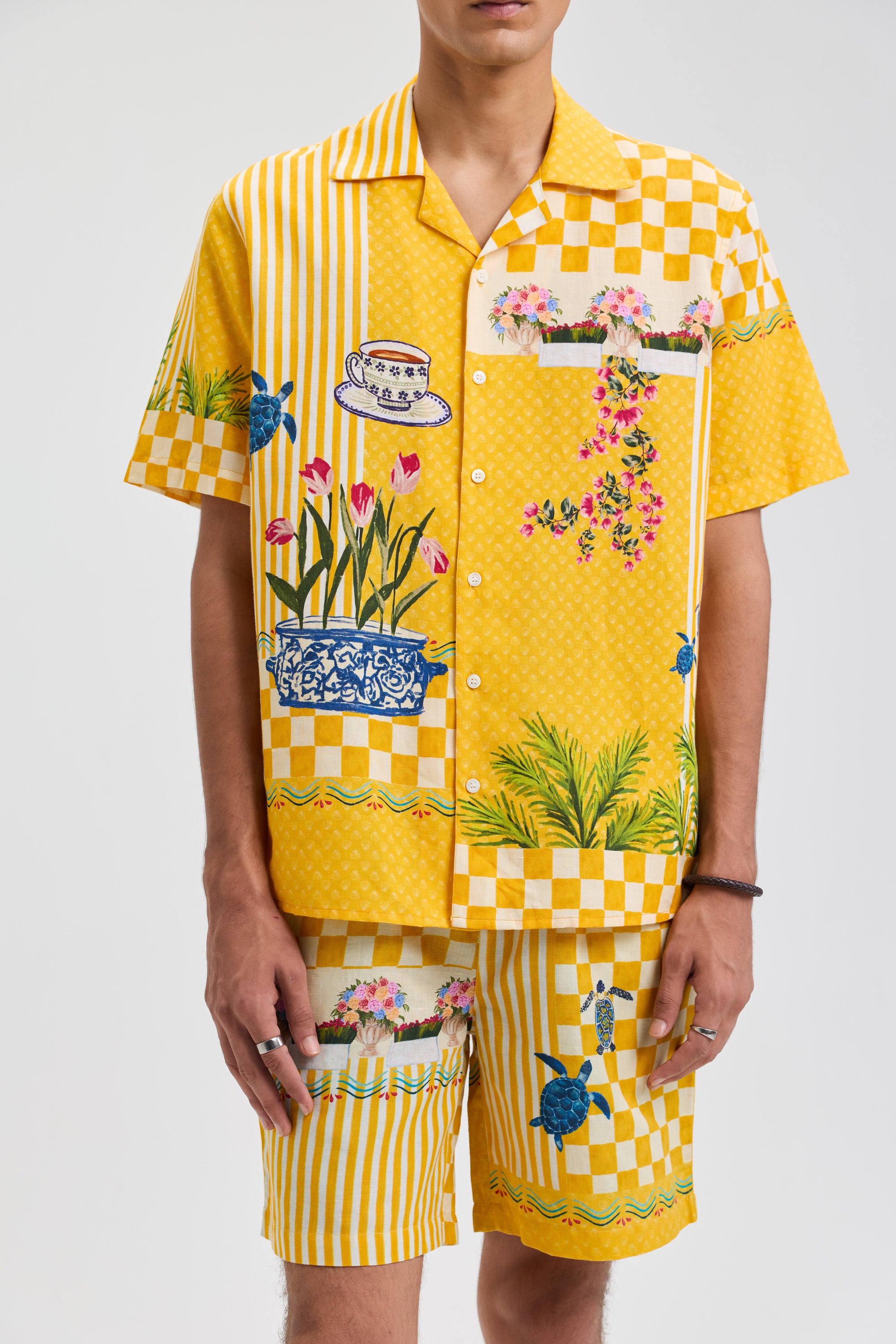 Sol Garden Printed Shorts