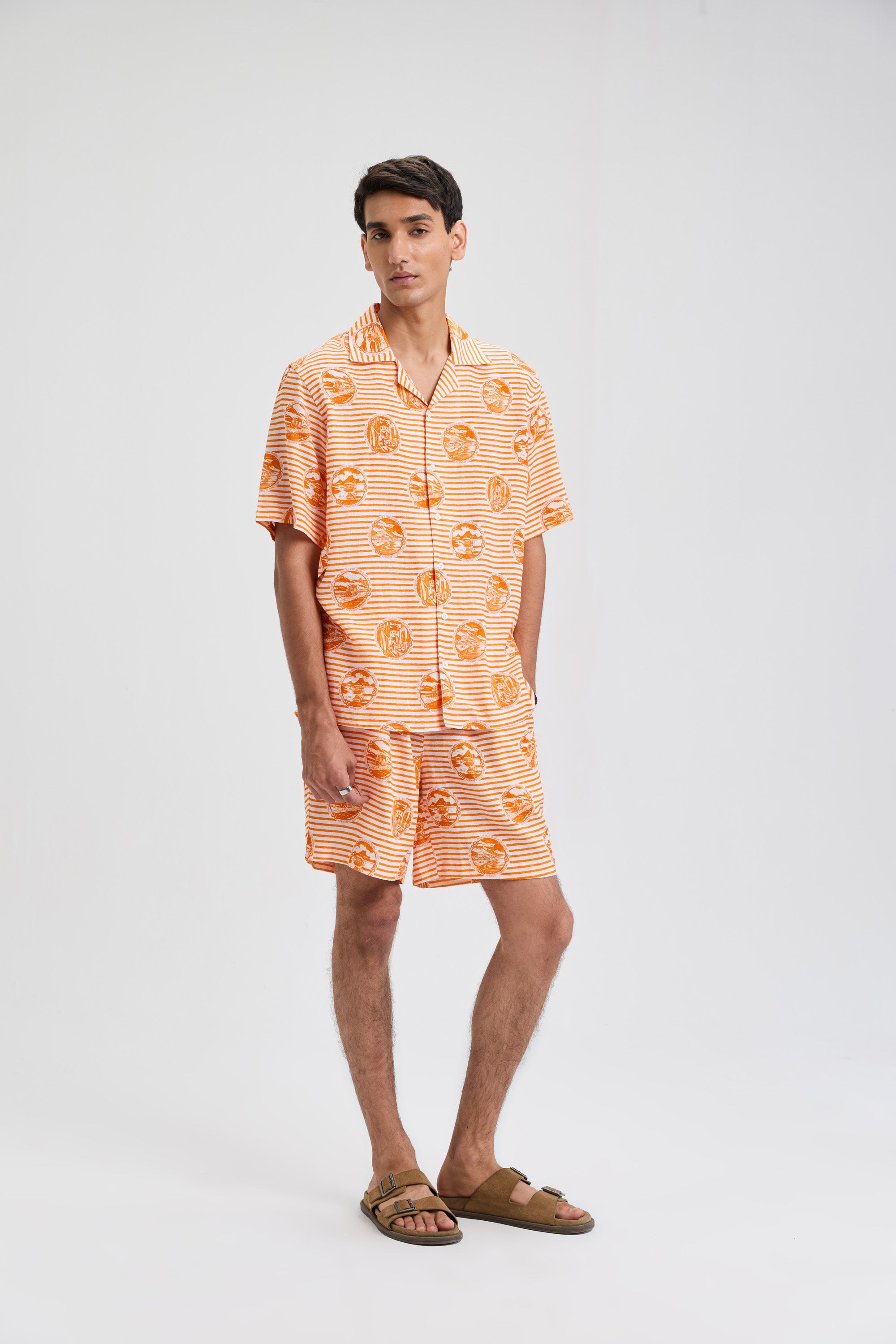 Medallion Stripe Shirt