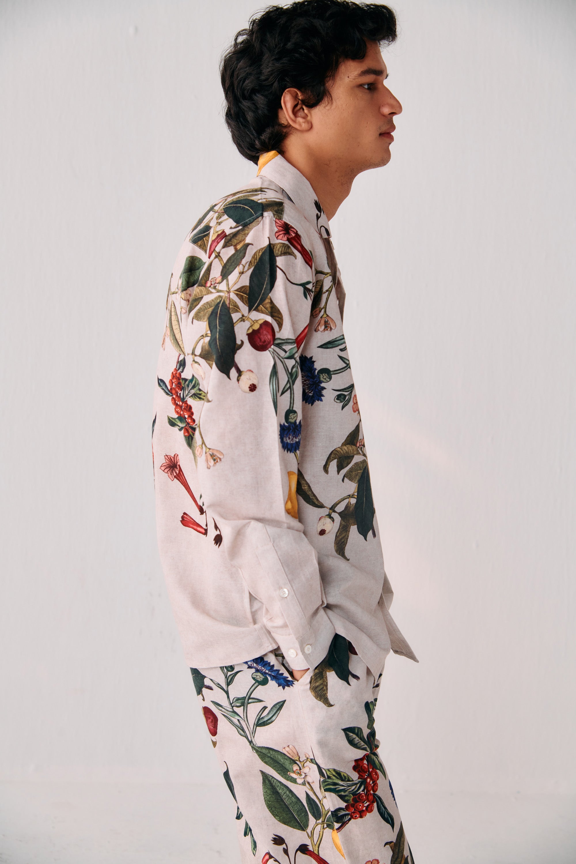 "Le Lemon" linen shirt