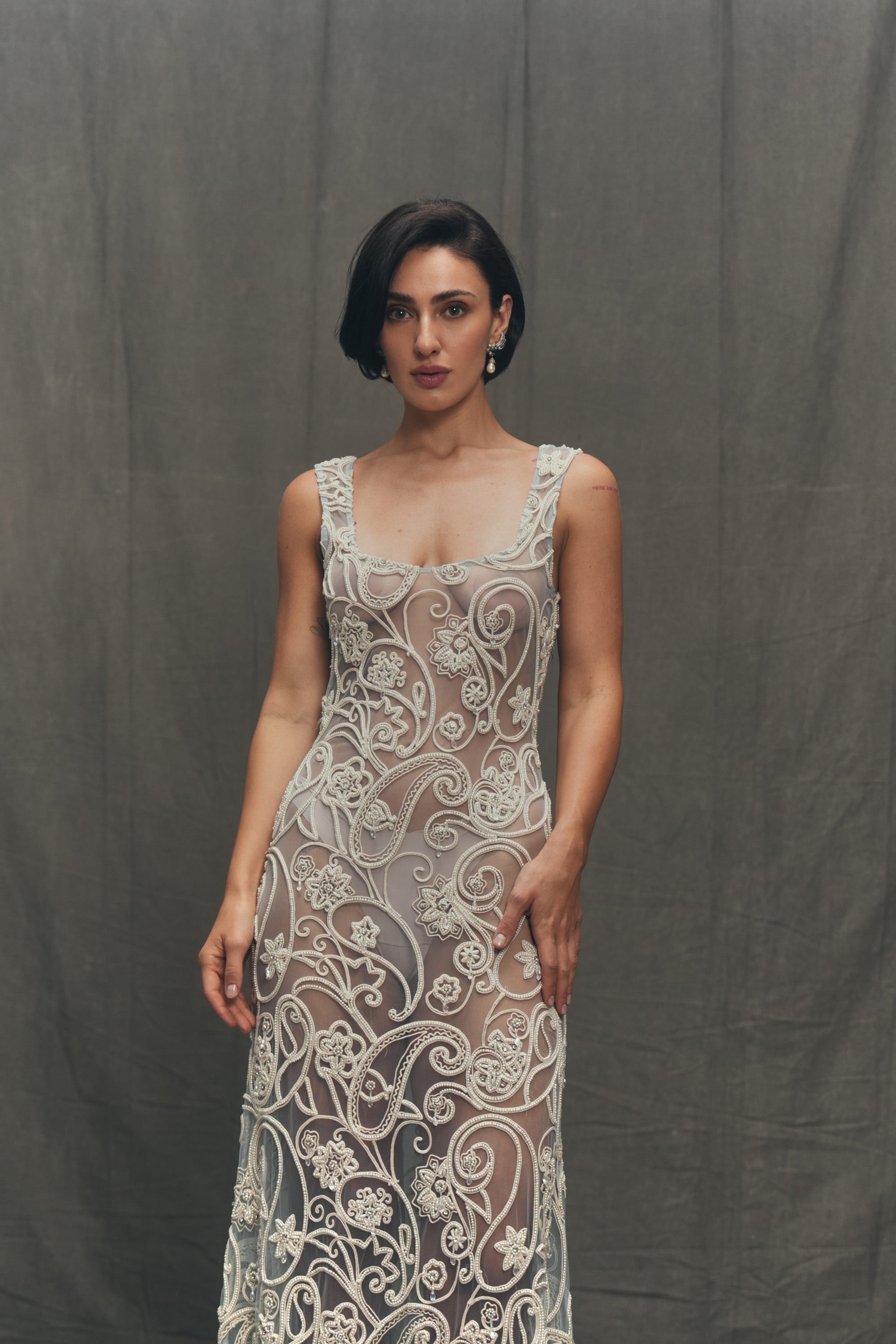 The Florentine Hand-Embroidered Gown
