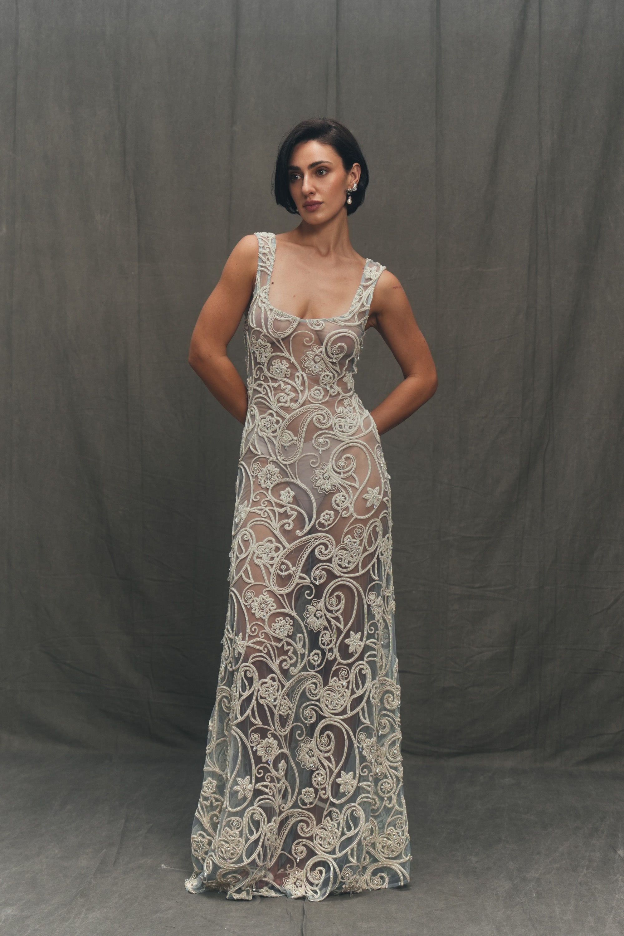 The Florentine Hand-Embroidered Gown