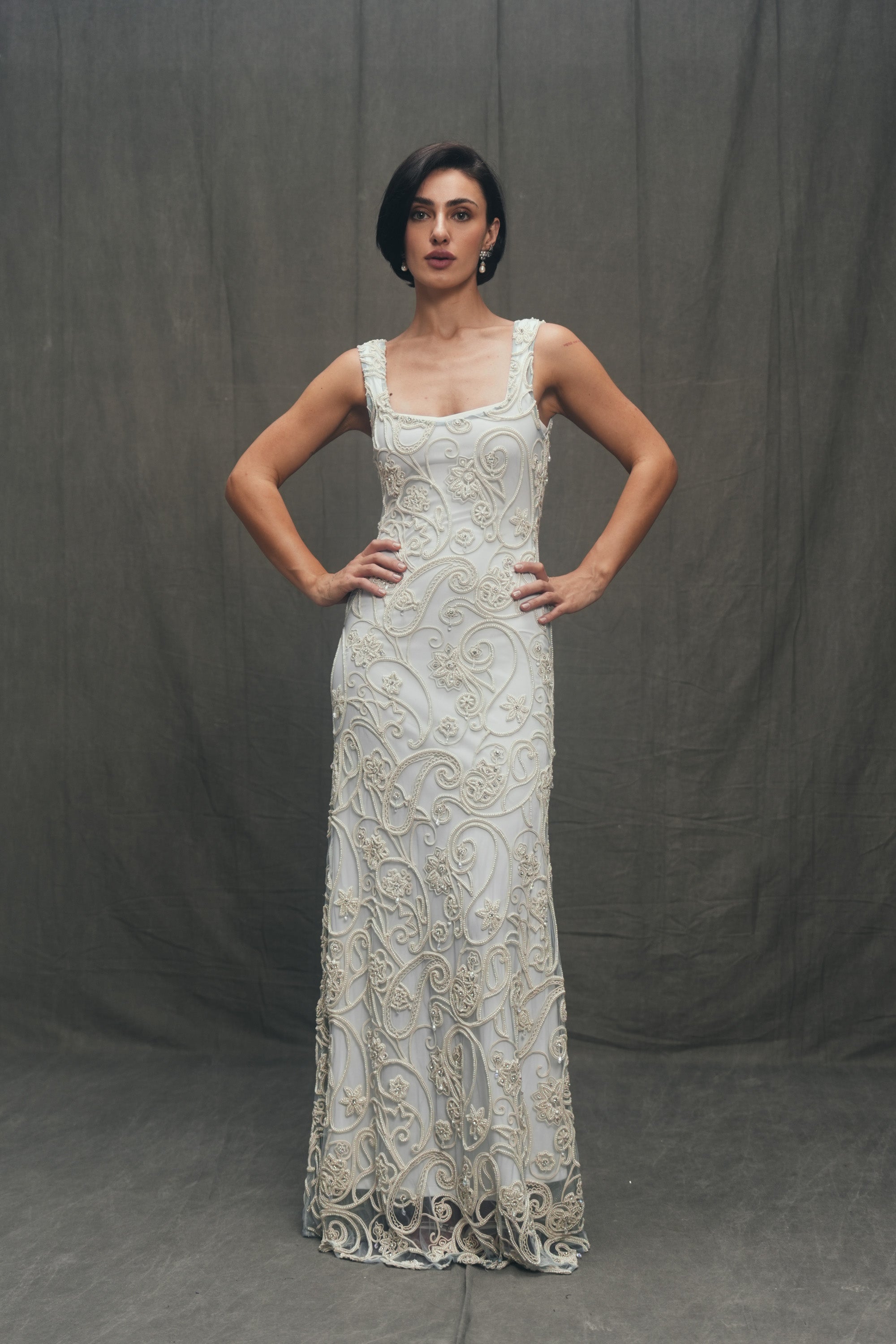 The Florentine Hand-Embroidered Gown