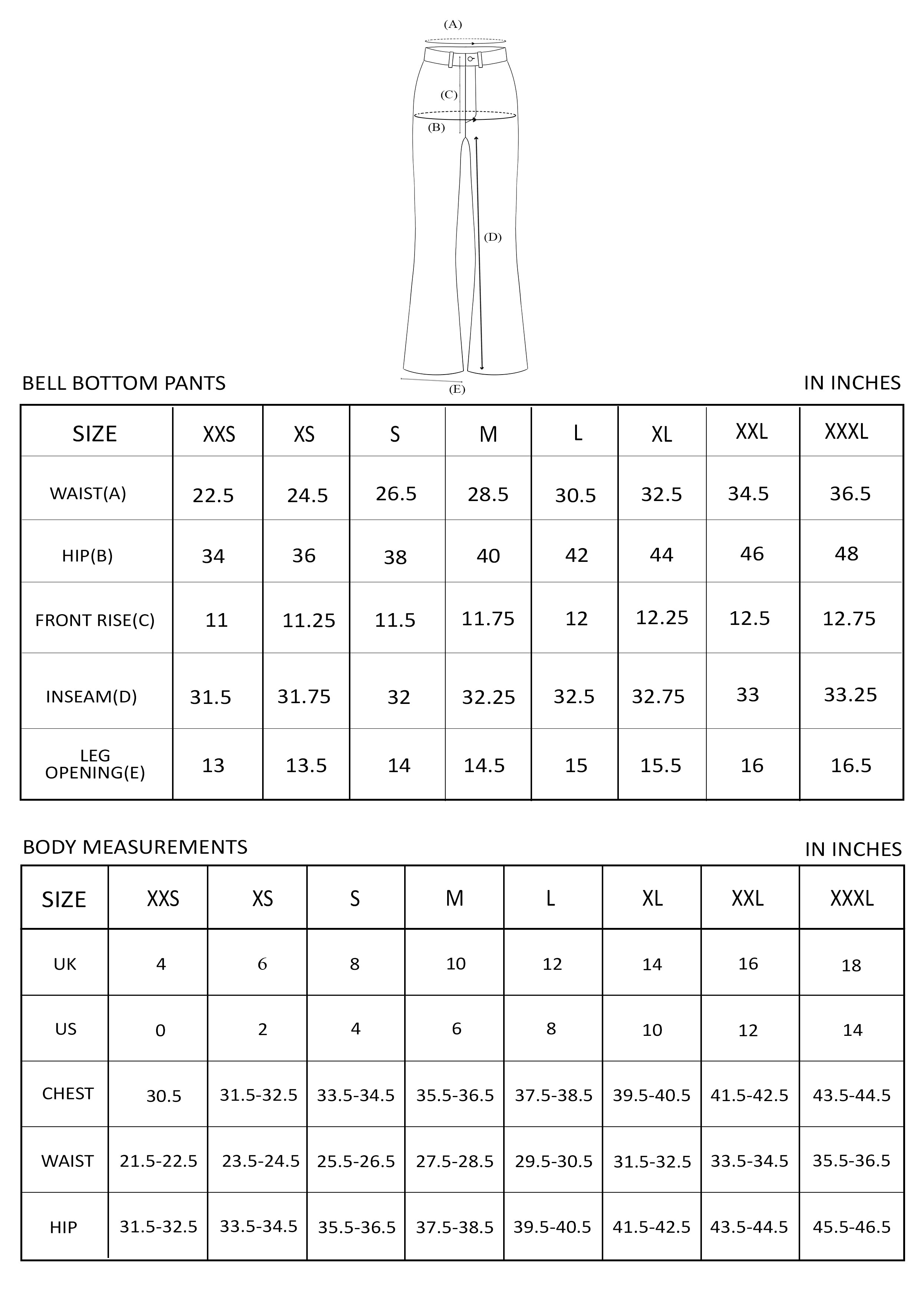Le printemps bellbottom pants