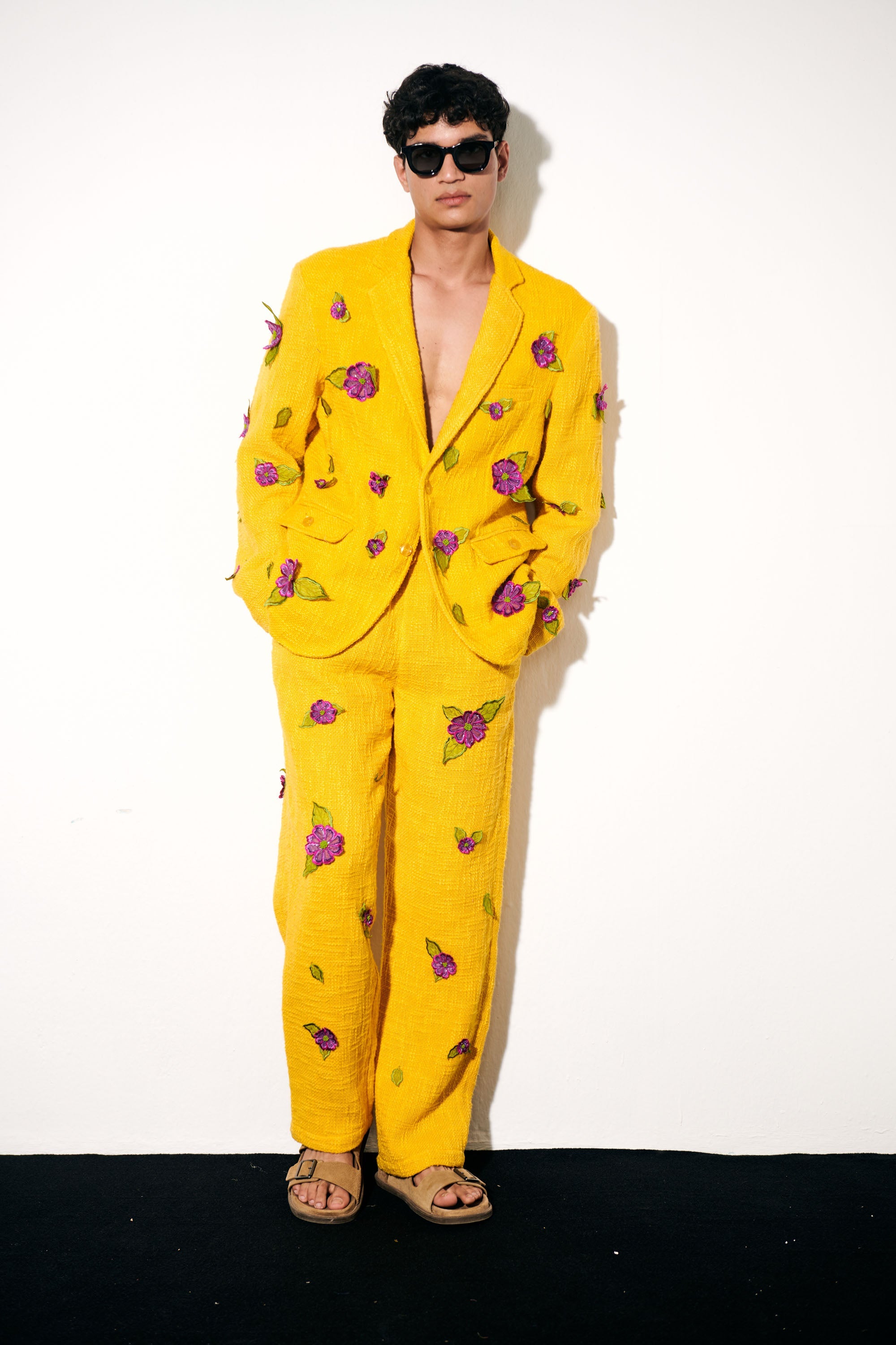 "Le Portofino" Hand Embroidered Casual Wedding Blazer