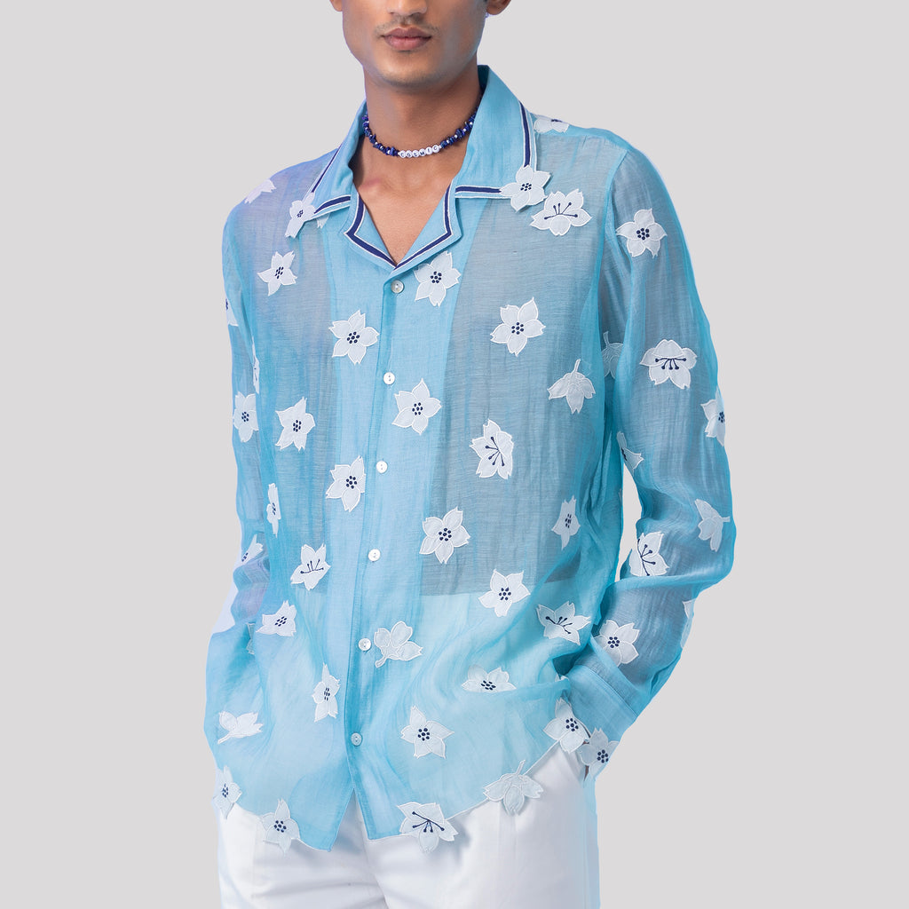 Louis Vuitton MENS Pajama Set - White LV Pattern Silk / Cotton - Small - Med