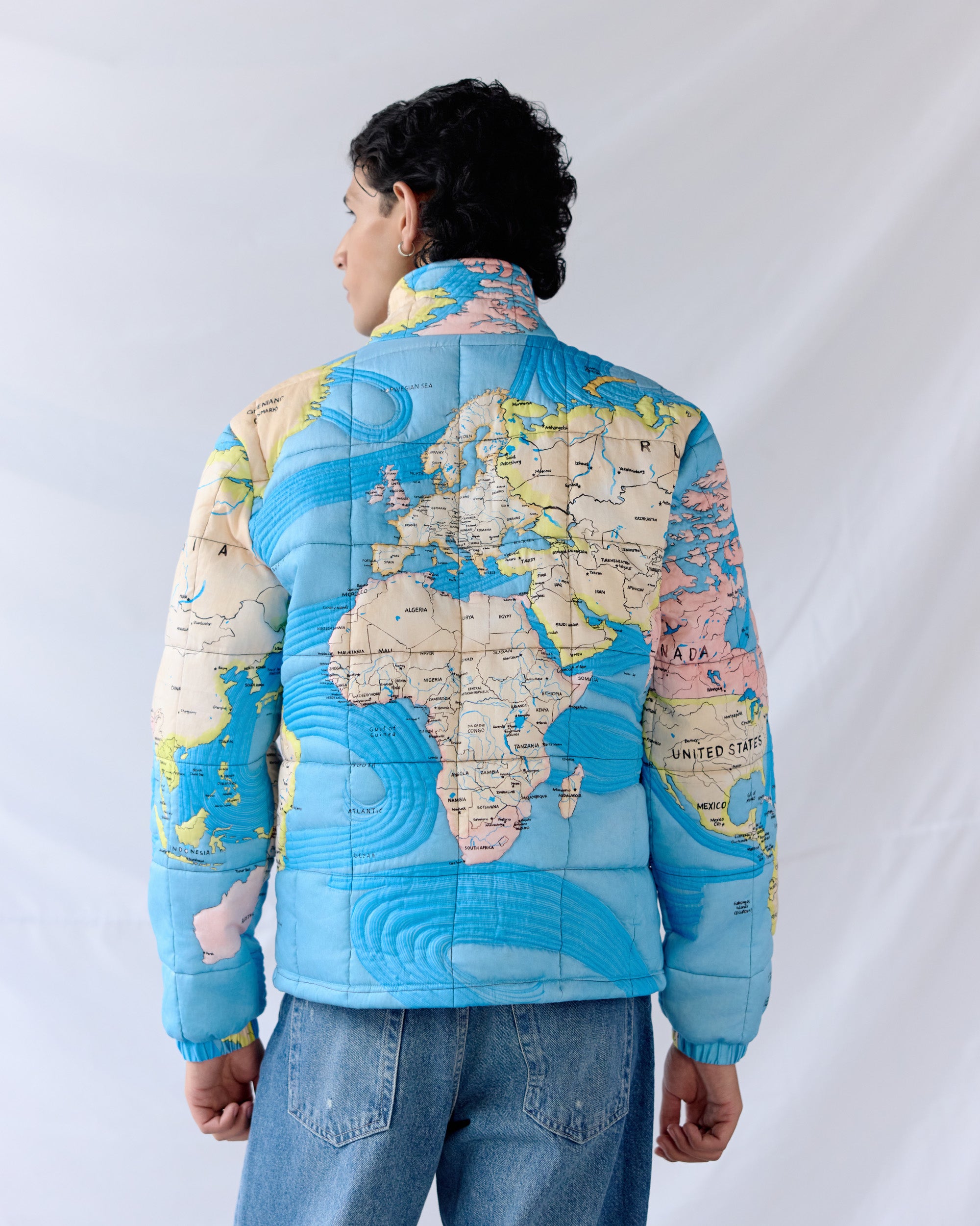 "Globe Trotter" quilted jacket