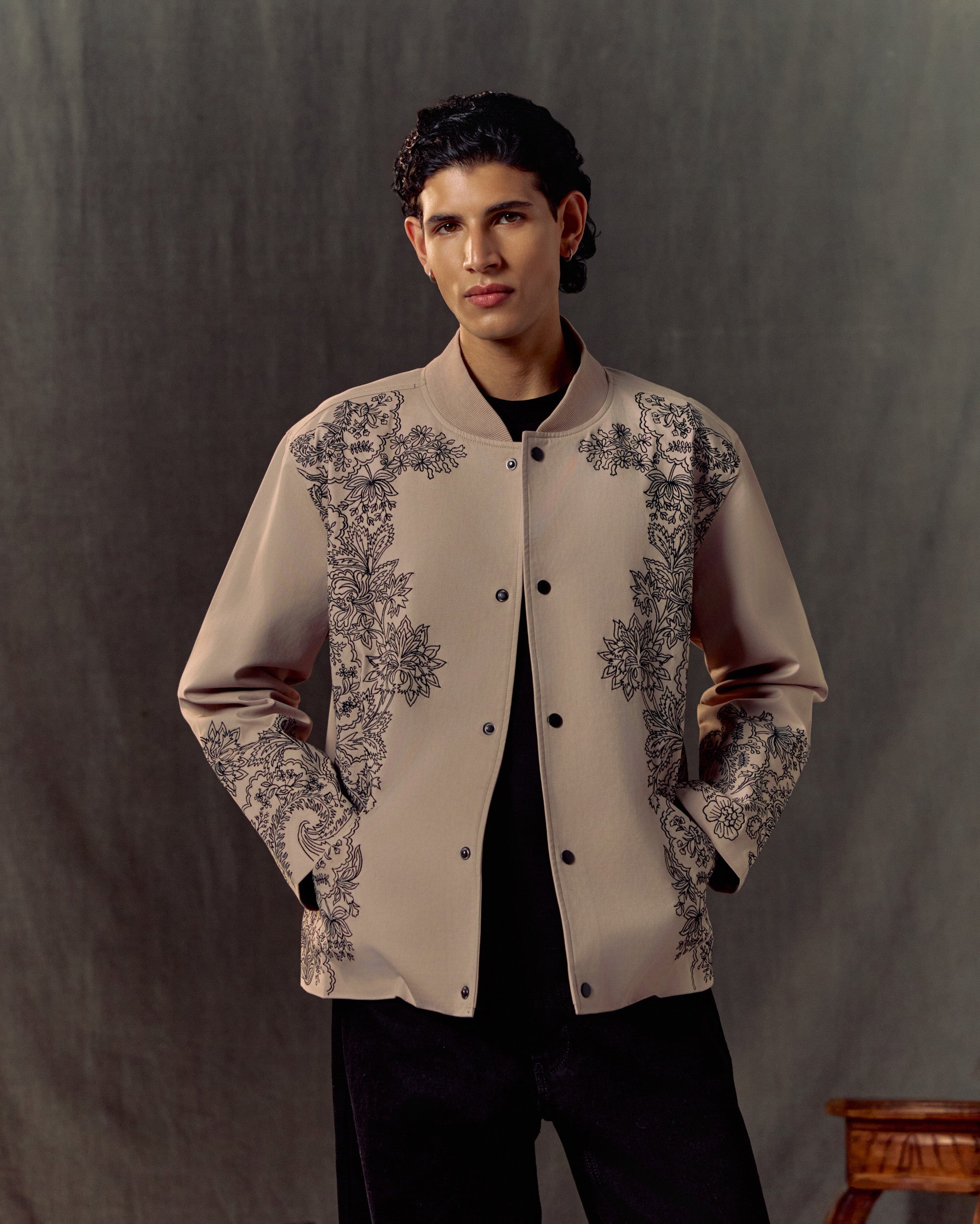 Elysian Bloom Embroidered Jacket