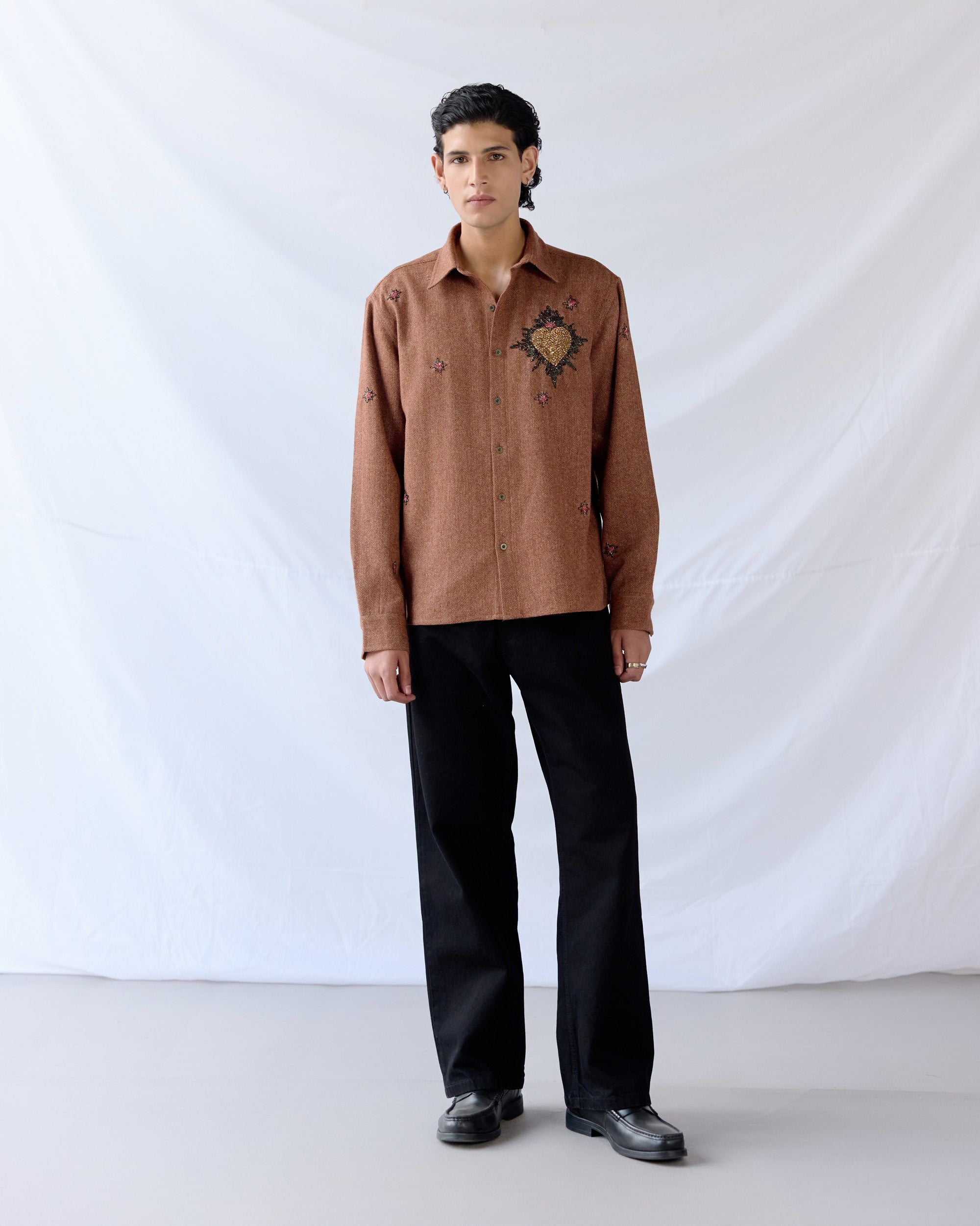 Sacred Heart wool shirt