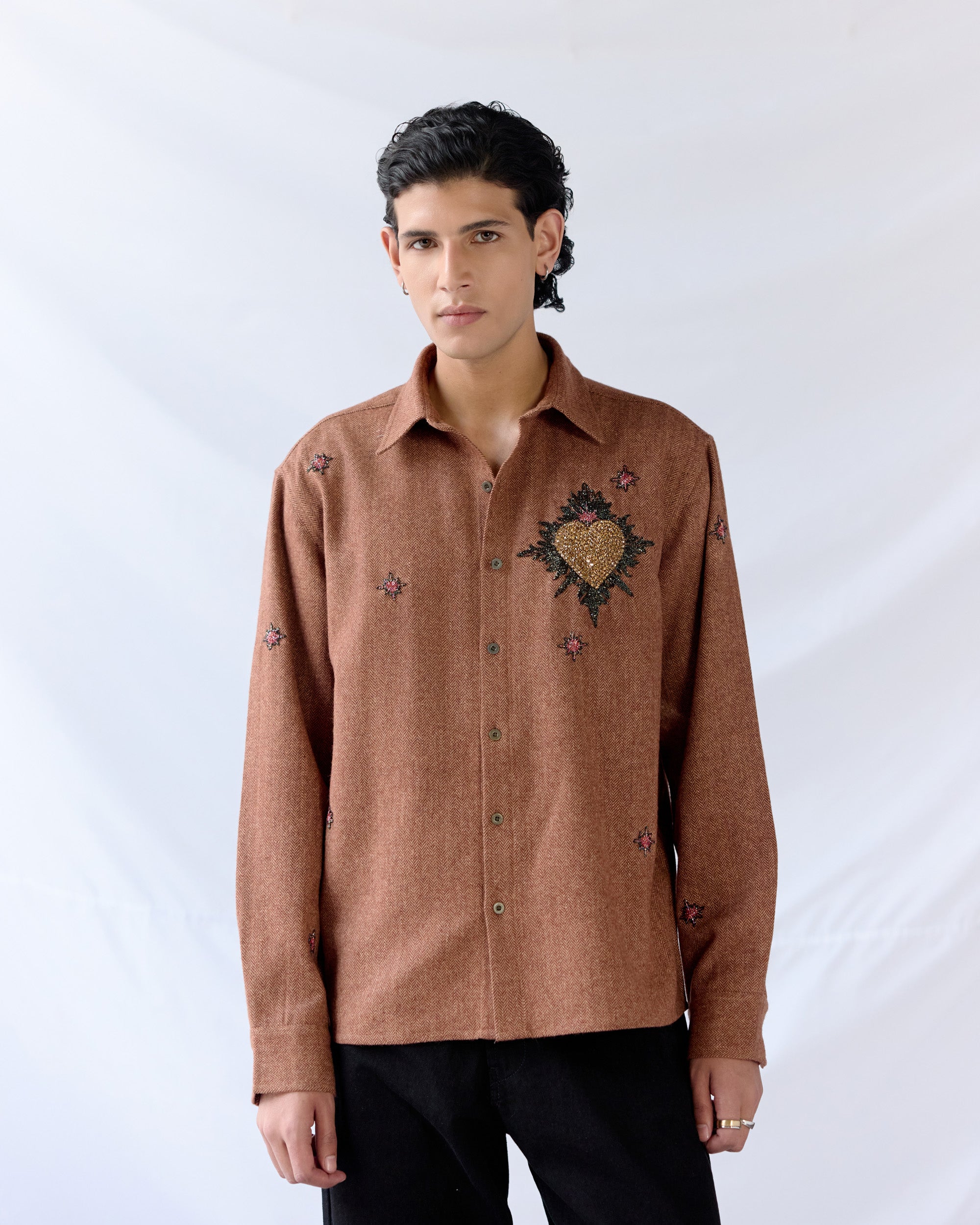 Sacred Heart wool shirt